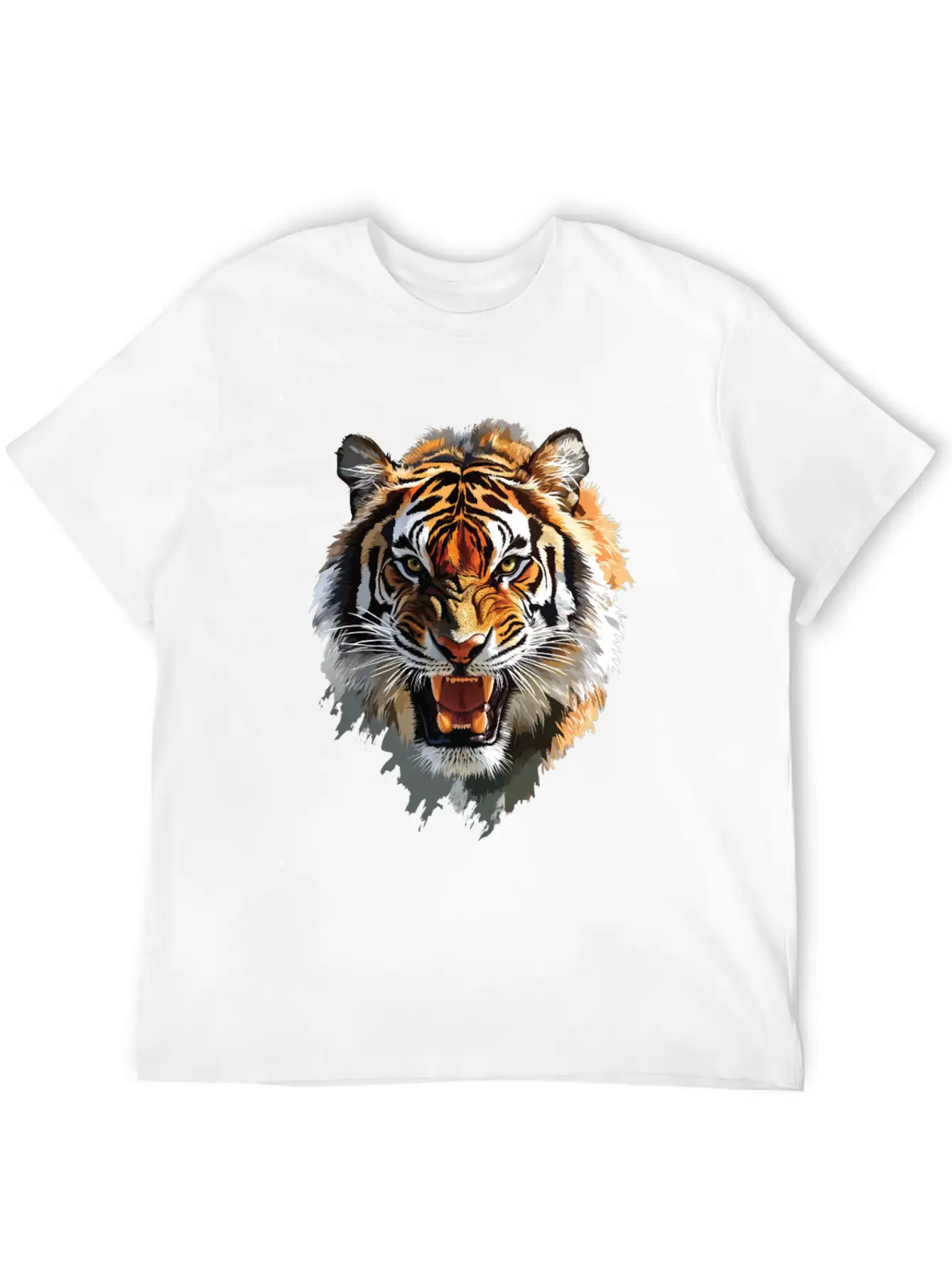 Tiger Modern Fit Casual T-Shirt – Clean And Versatile Design