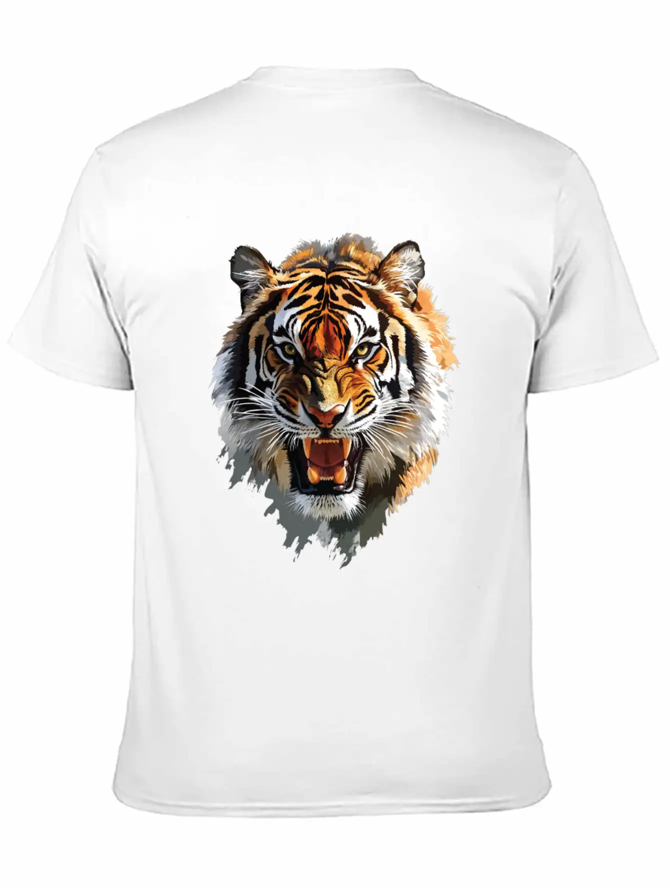Tiger Modern Fit Casual T-Shirt – Clean And Versatile Design