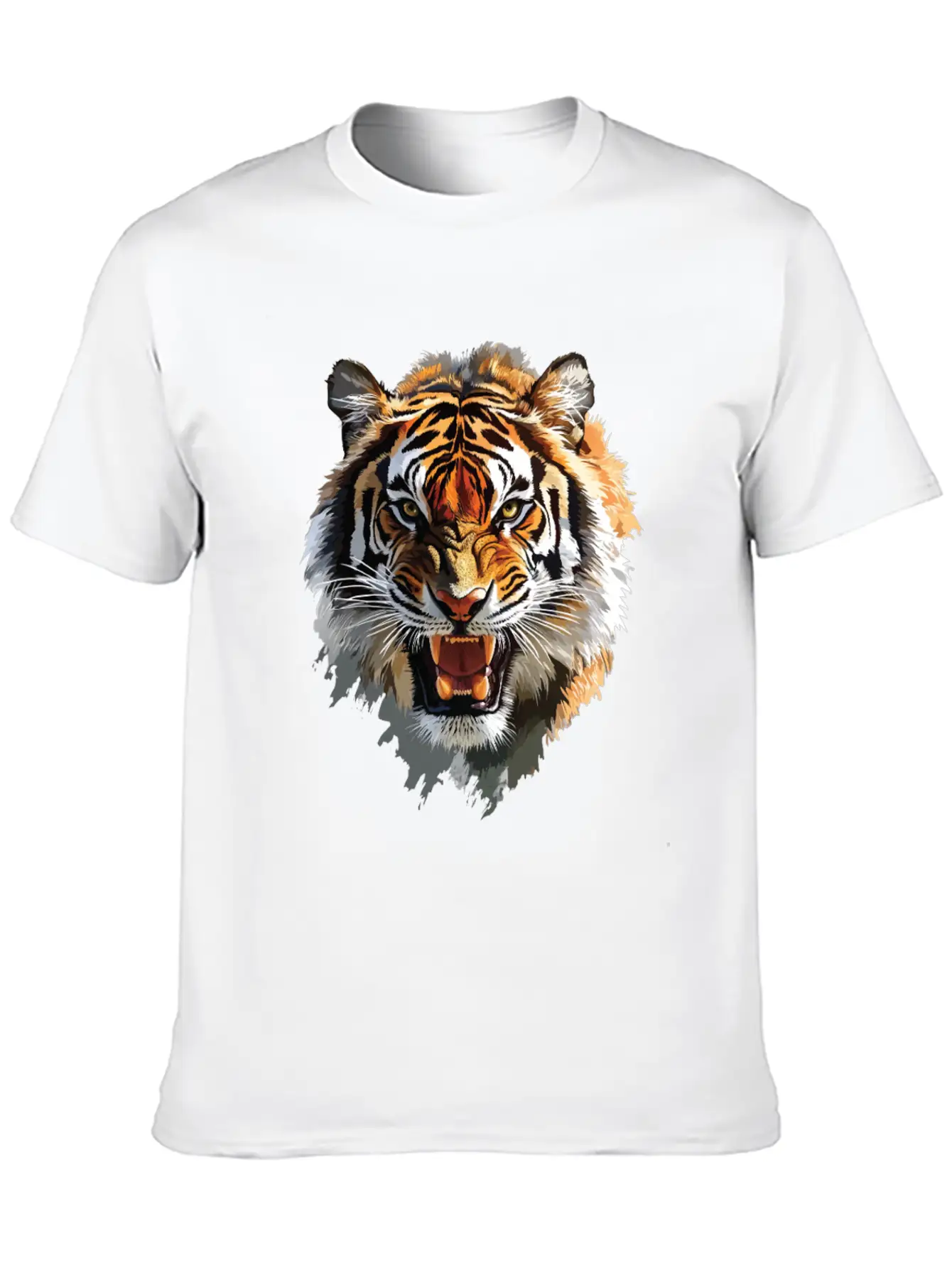 Tiger Modern Fit Casual T-Shirt – Clean And Versatile Design