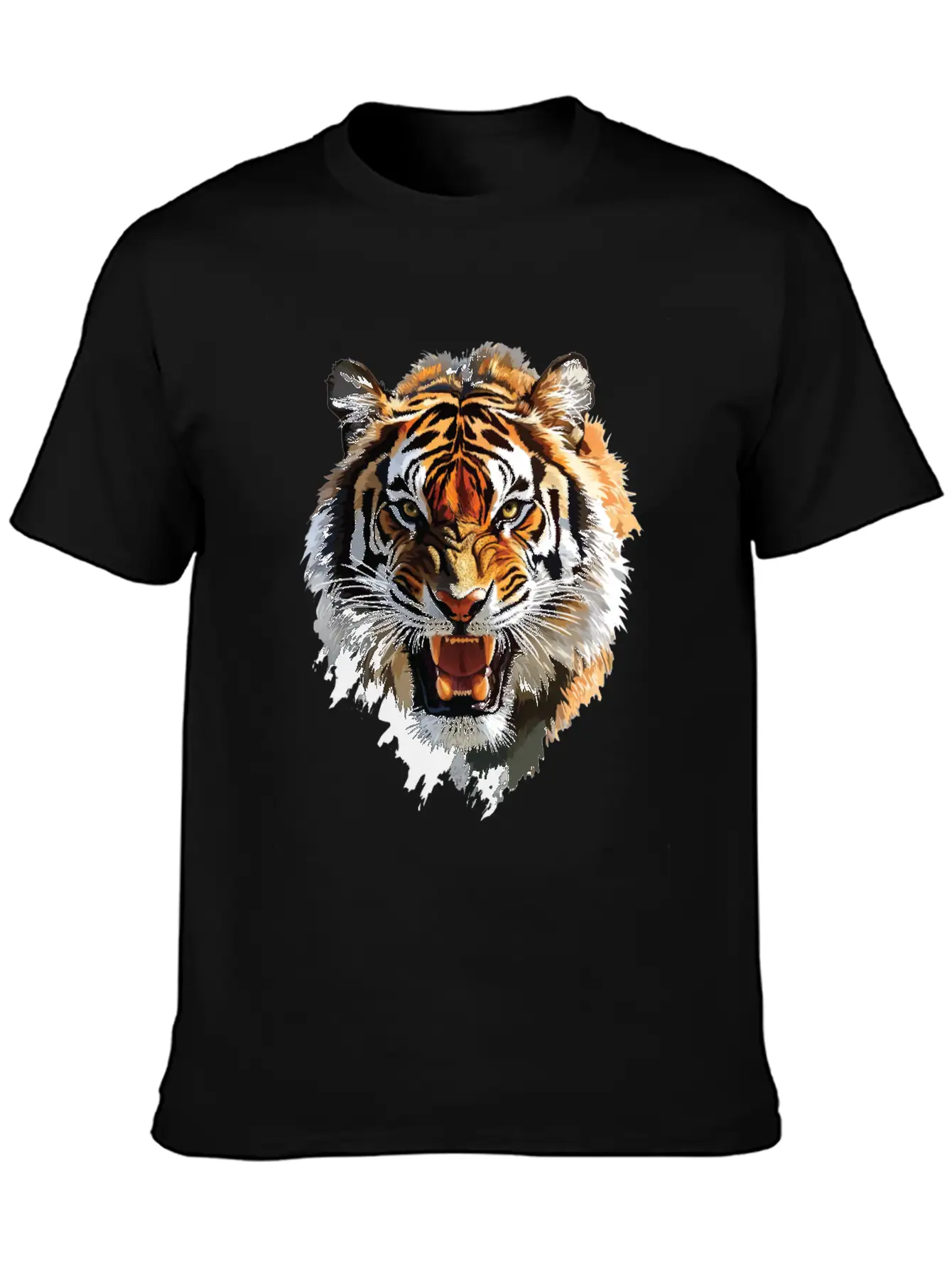 Tiger Modern Fit Casual T-Shirt – Clean And Versatile Design