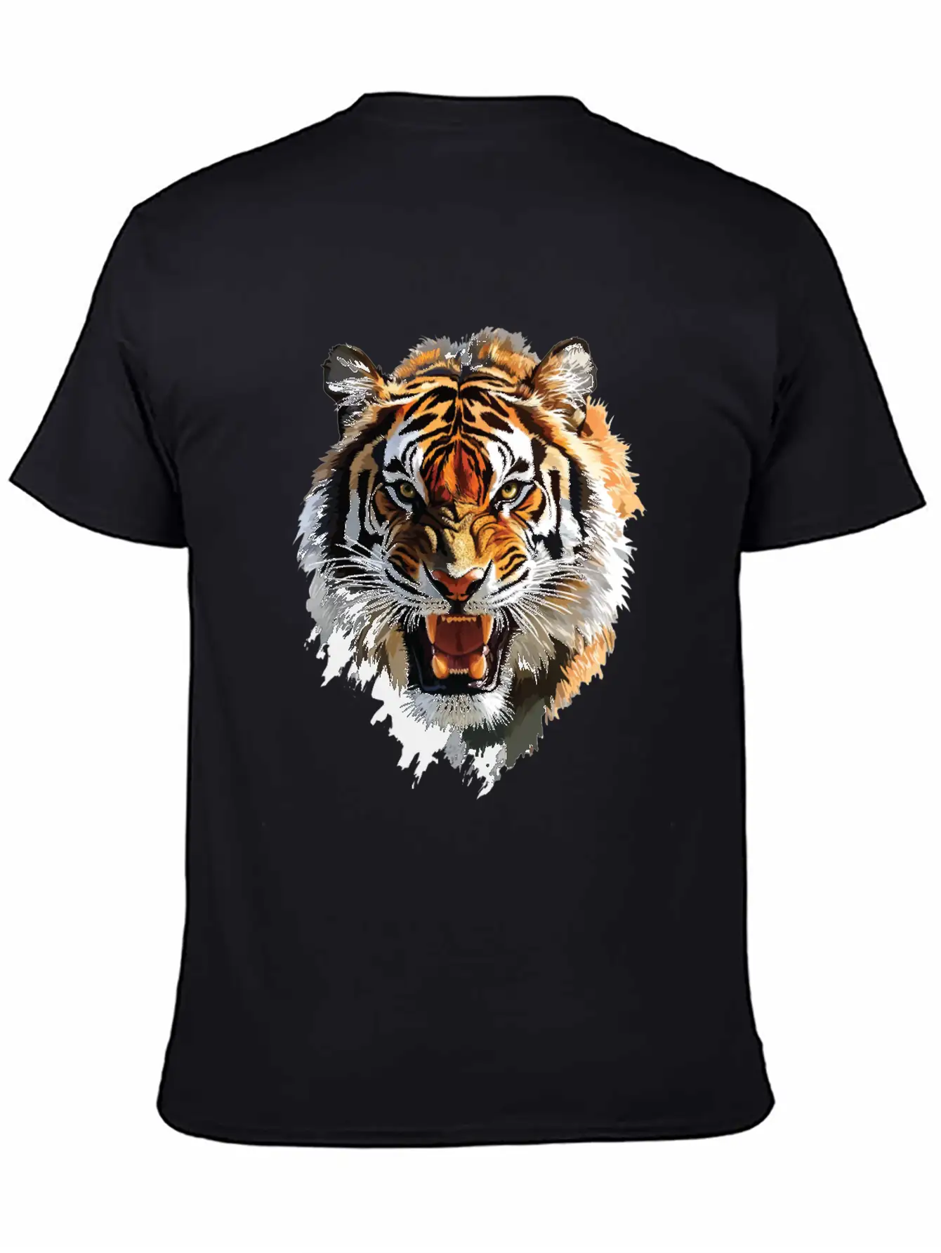 Tiger Modern Fit Casual T-Shirt – Clean And Versatile Design