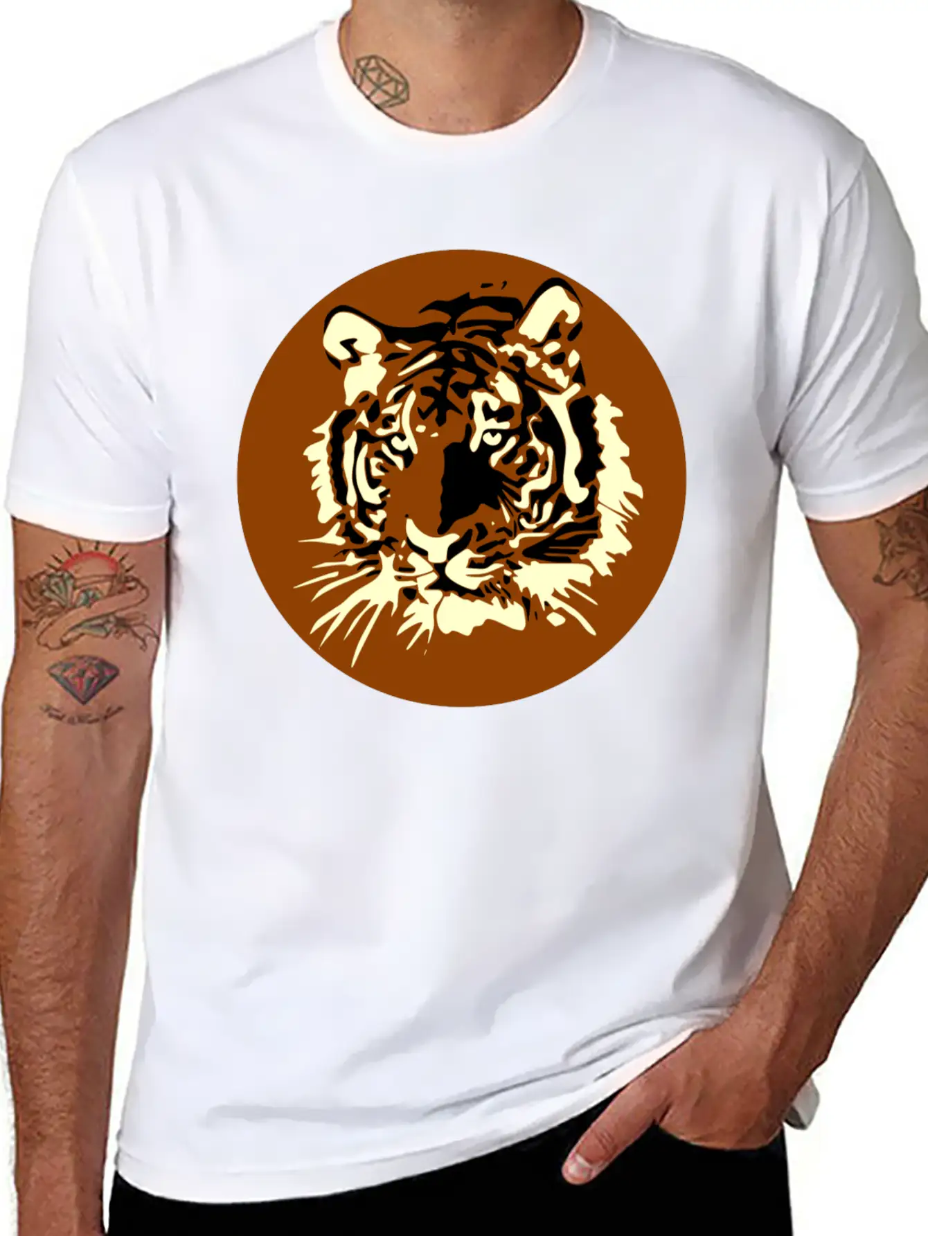 Tiger Relaxed Everyday Tee – Lightweight And Durable Cotton