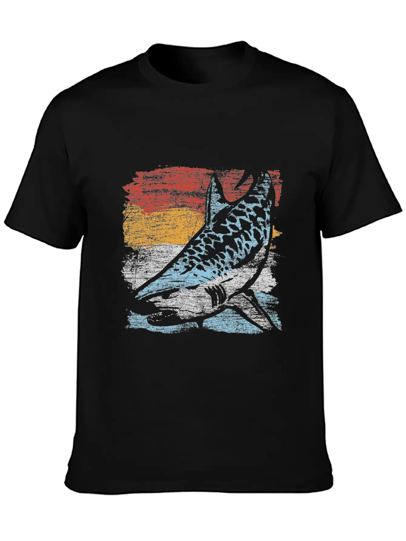 Tiger Shark Unisex Casual T-Shirt – Clean Design For Daily Comfort