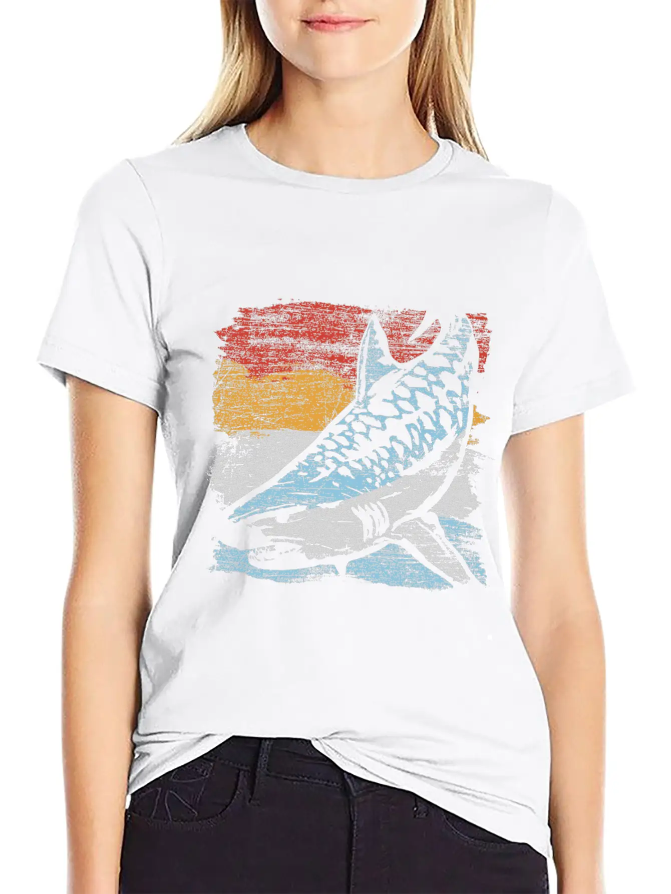 Tiger Shark Unisex Casual T-Shirt – Clean Design For Daily Comfort
