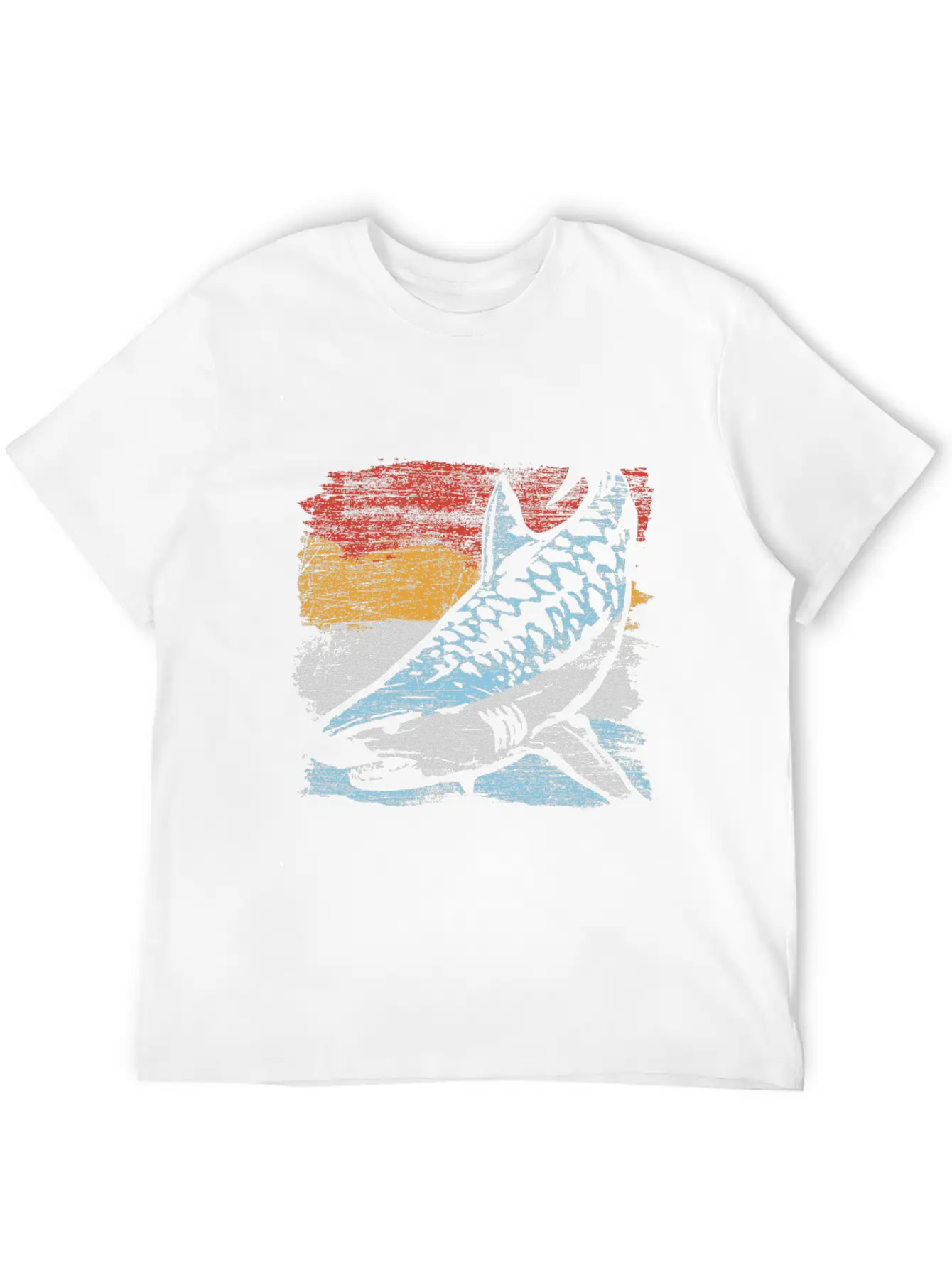 Tiger Shark Unisex Casual T-Shirt – Clean Design For Daily Comfort