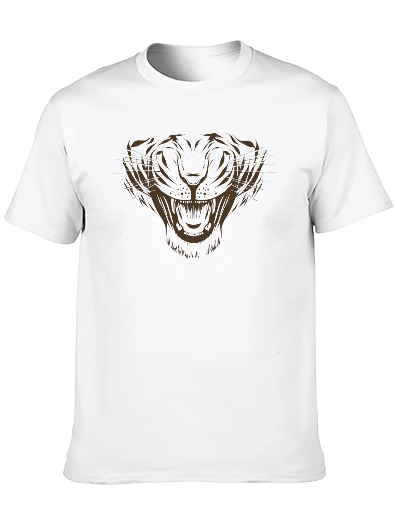 Tiger Soft Cotton Short Sleeve Tee – Unisex Wardrobe Staple