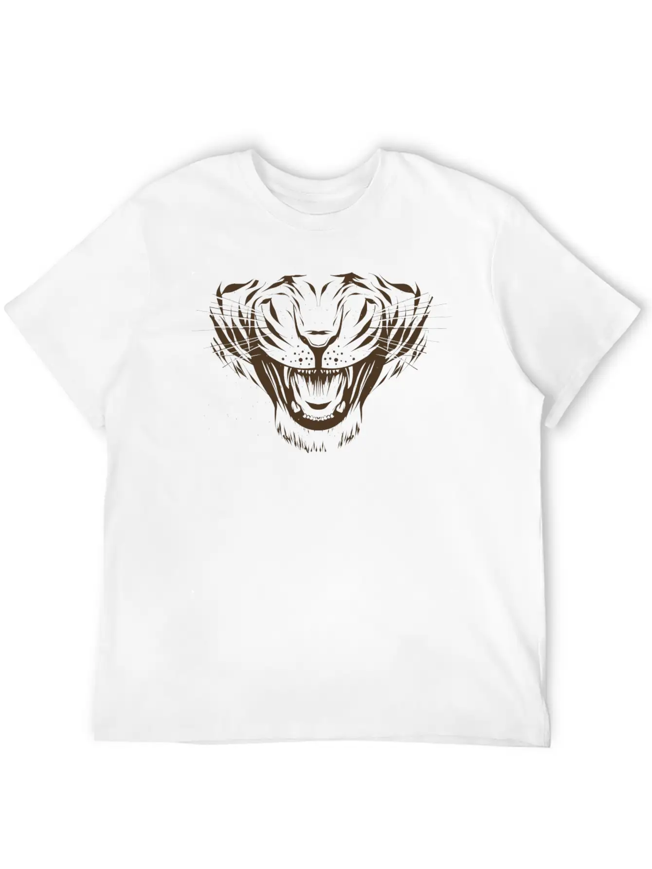 Tiger Soft Cotton Short Sleeve Tee – Unisex Wardrobe Staple