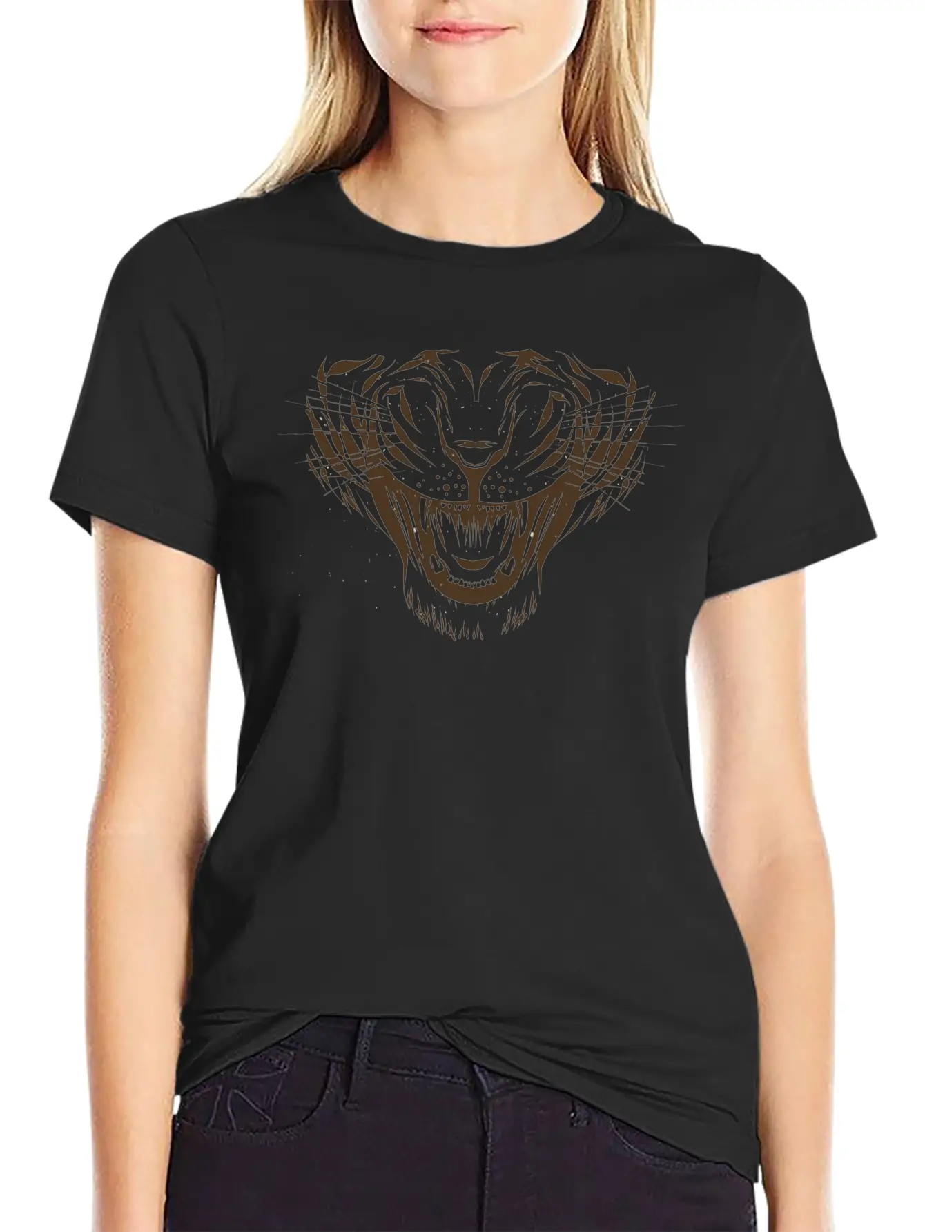 Tiger Soft Cotton Short Sleeve Tee – Unisex Wardrobe Staple