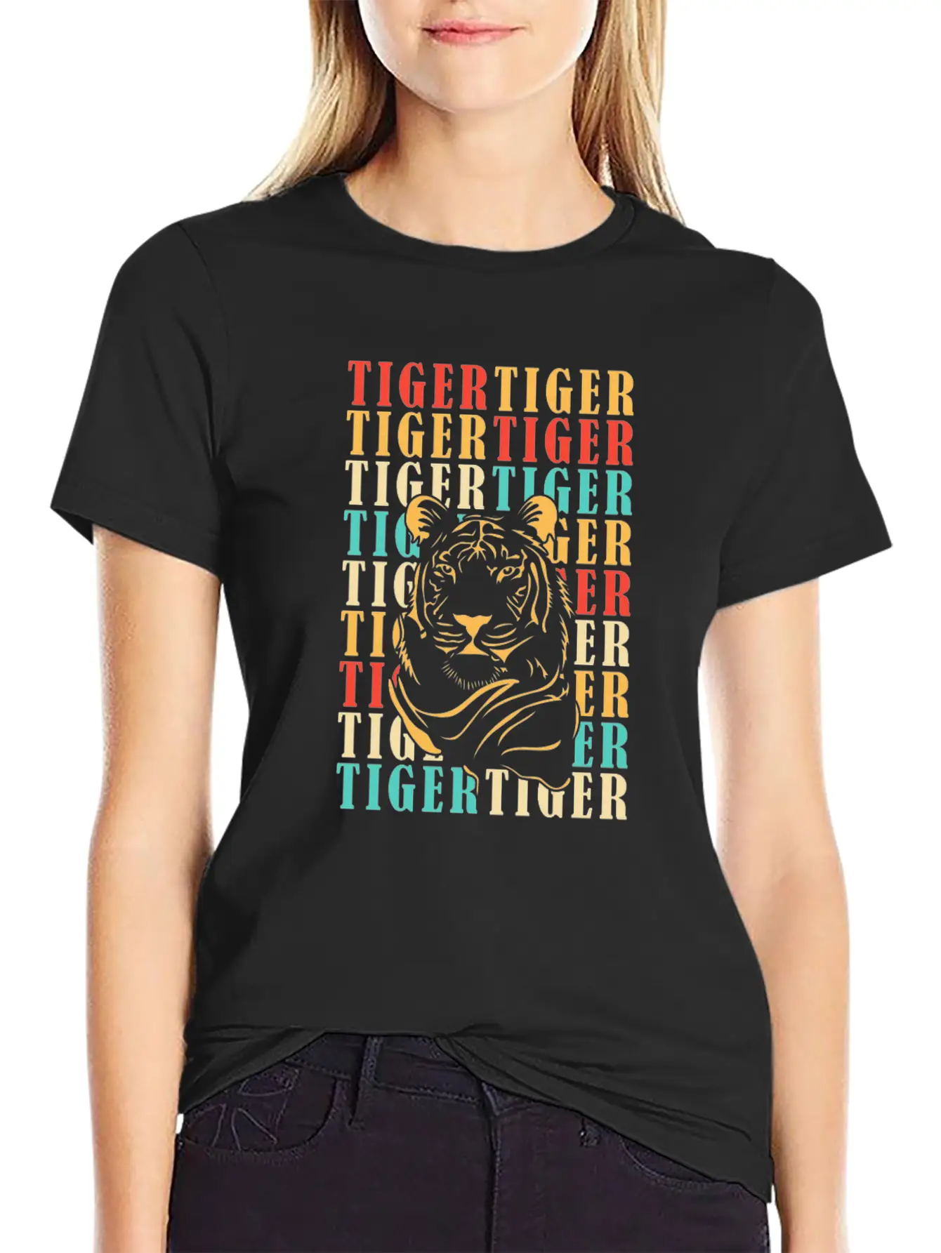 Tiger Stylish Everyday T-Shirt – Unisex Basic Cotton Tee