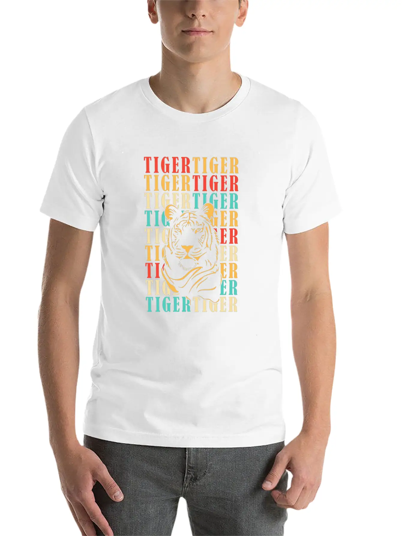 Tiger Stylish Everyday T-Shirt – Unisex Basic Cotton Tee