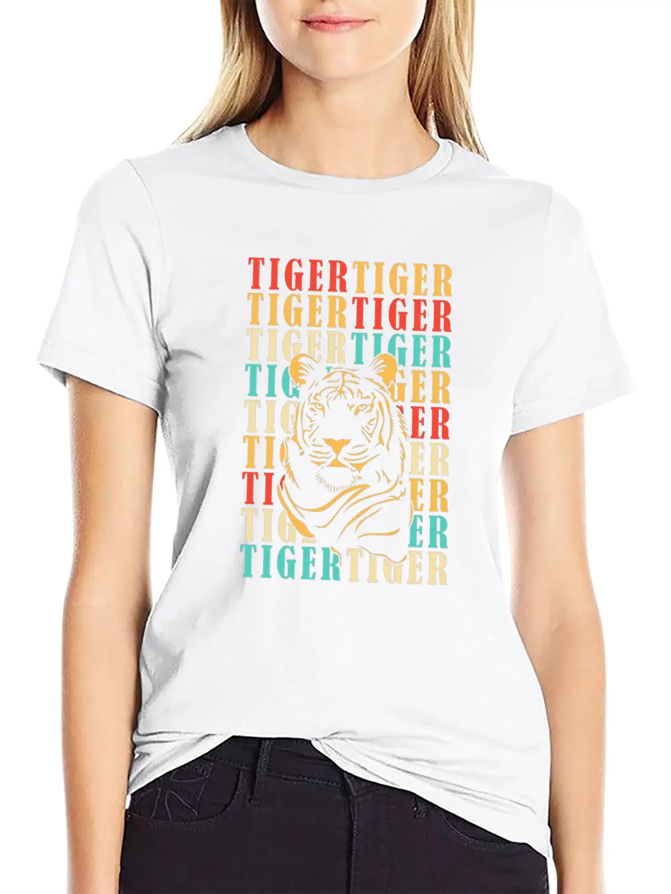 Tiger Stylish Everyday T-Shirt – Unisex Basic Cotton Tee