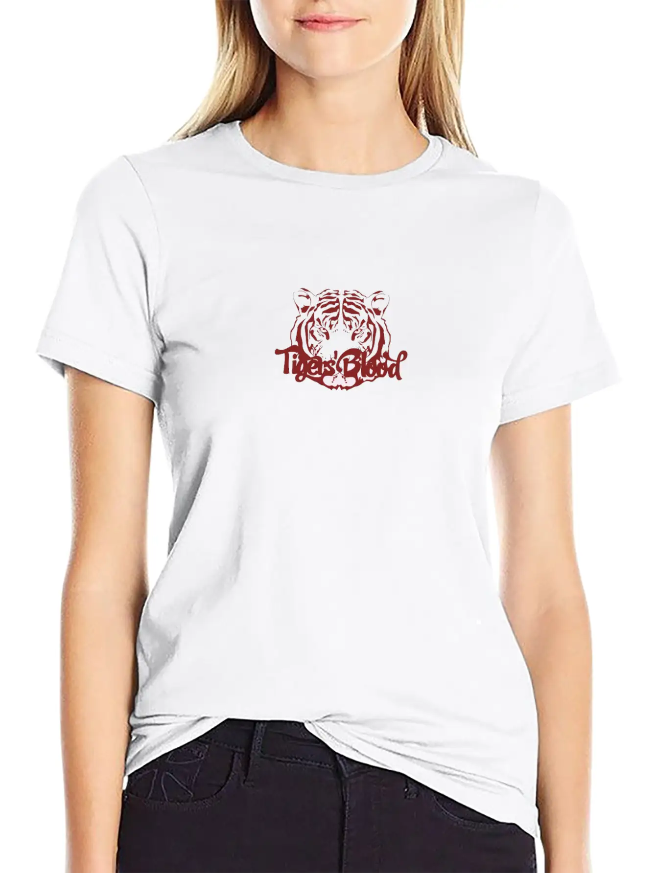 Tigers Blood Modern Fit Casual T-Shirt – Clean And Versatile Design