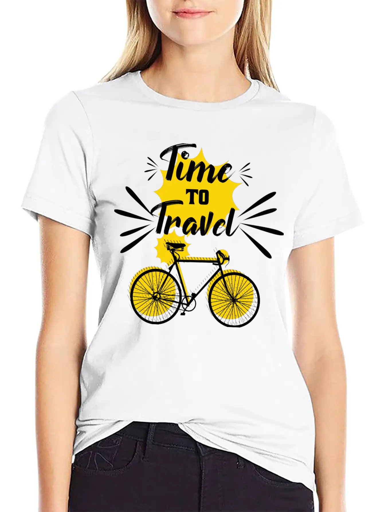 Time To Travel Unisex Casual T-Shirt – Clean Design For Daily Comfort