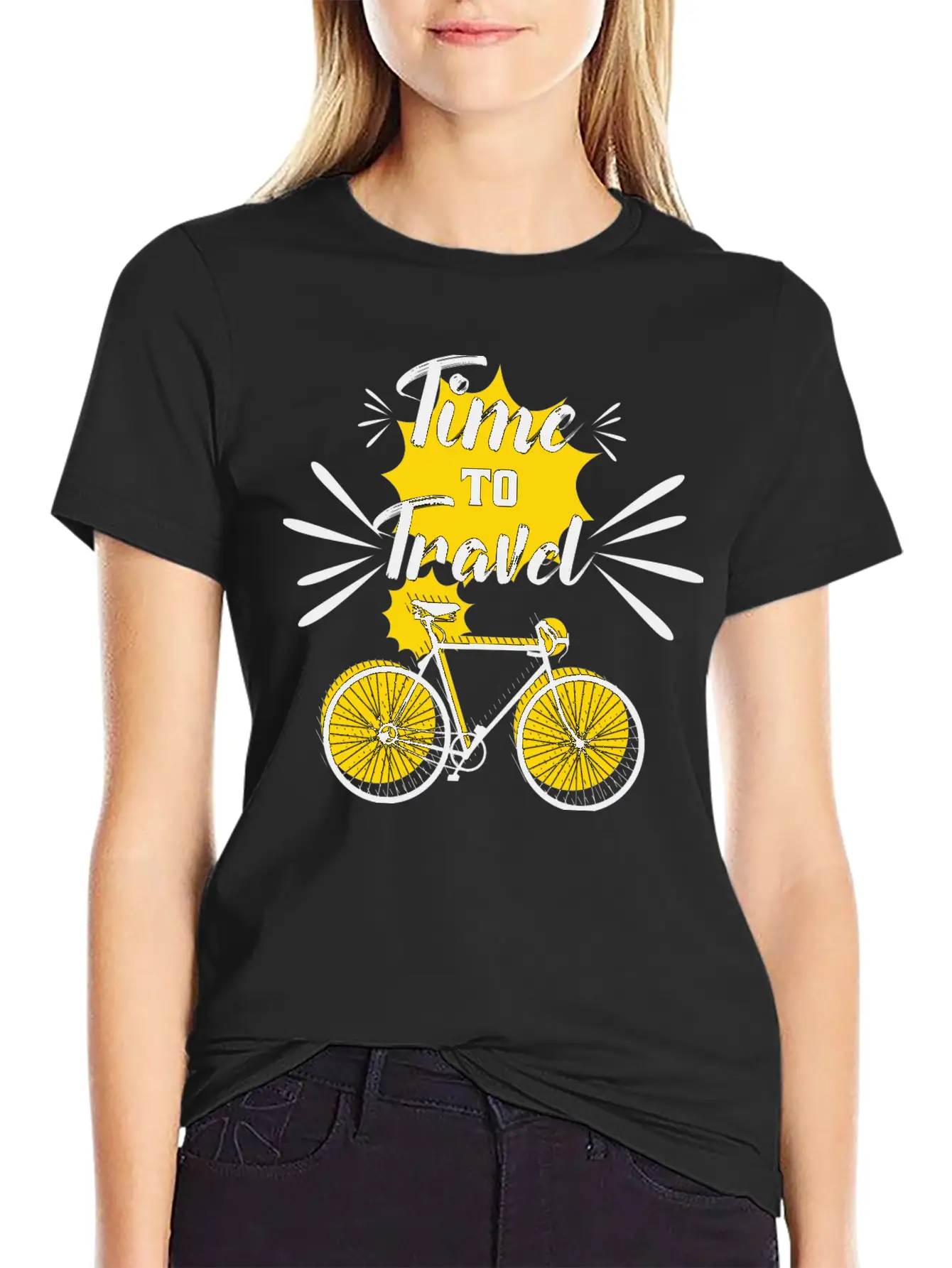 Time To Travel Unisex Casual T-Shirt – Clean Design For Daily Comfort
