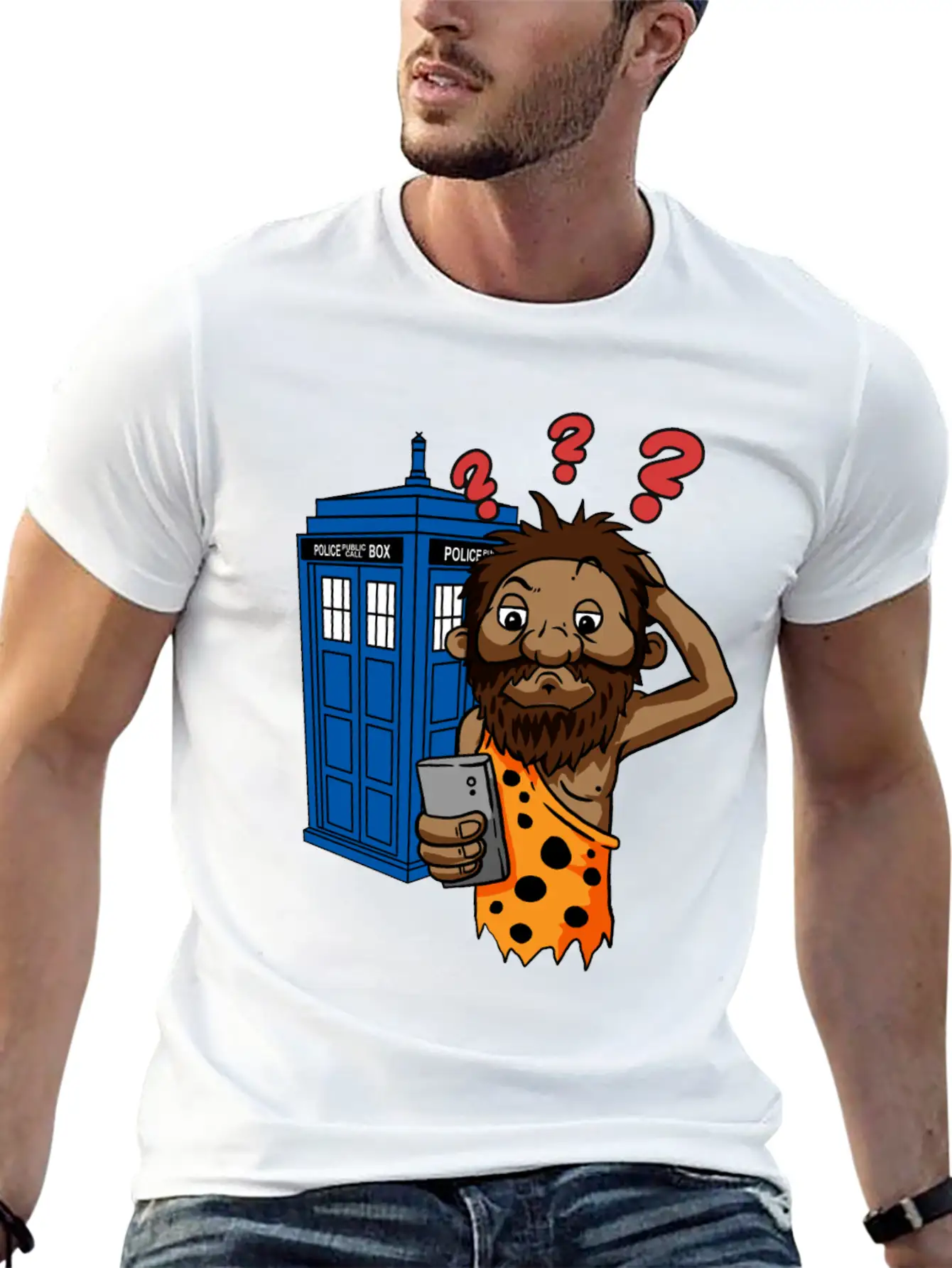 Time Travel Dr.W Traveling To Future Trip Gift Stylish Everyday T-Shirt – Unisex Basic Cotton Tee