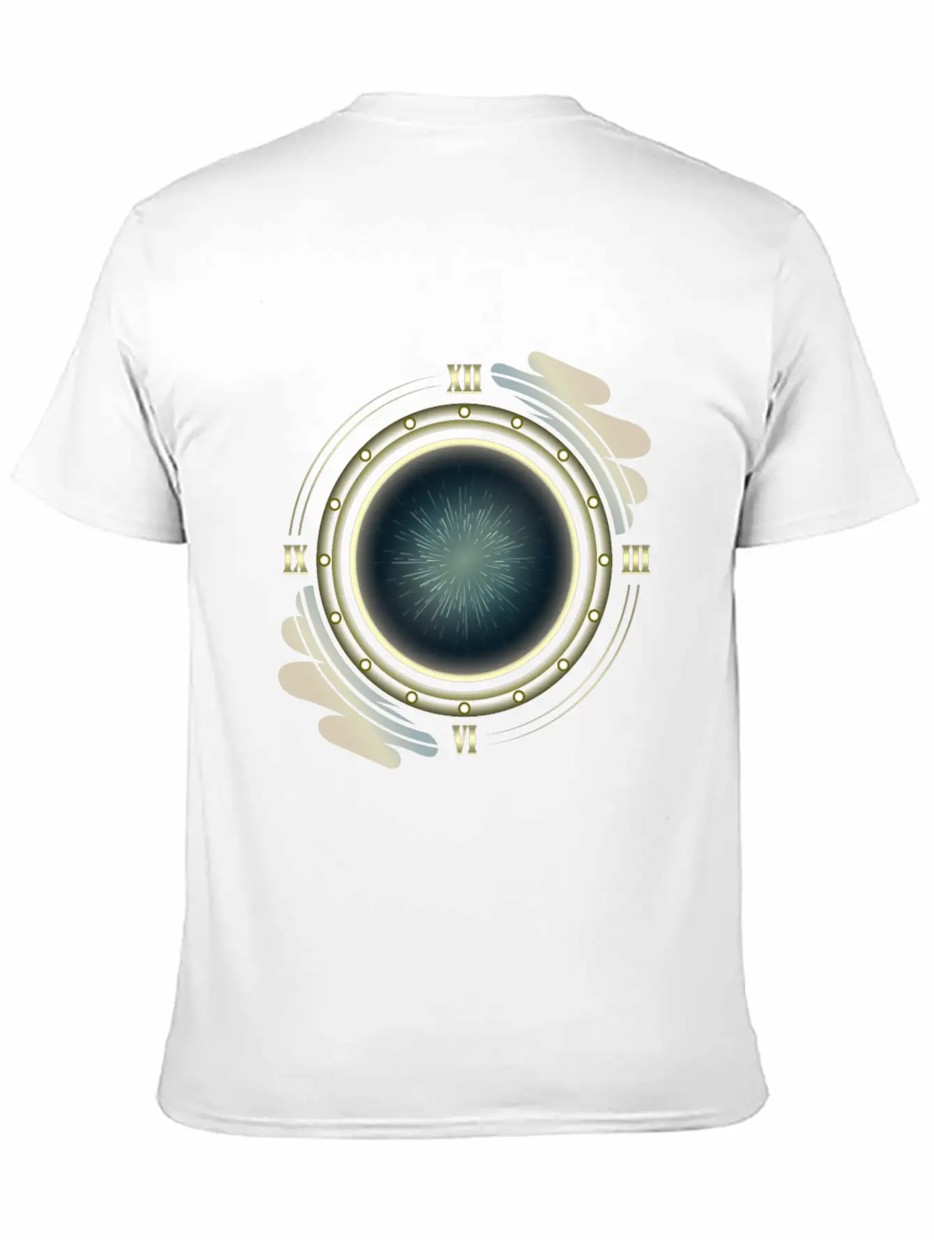 Time Travel Portal Basic Graphic T-Shirt – Daily Comfort In Soft Cotton