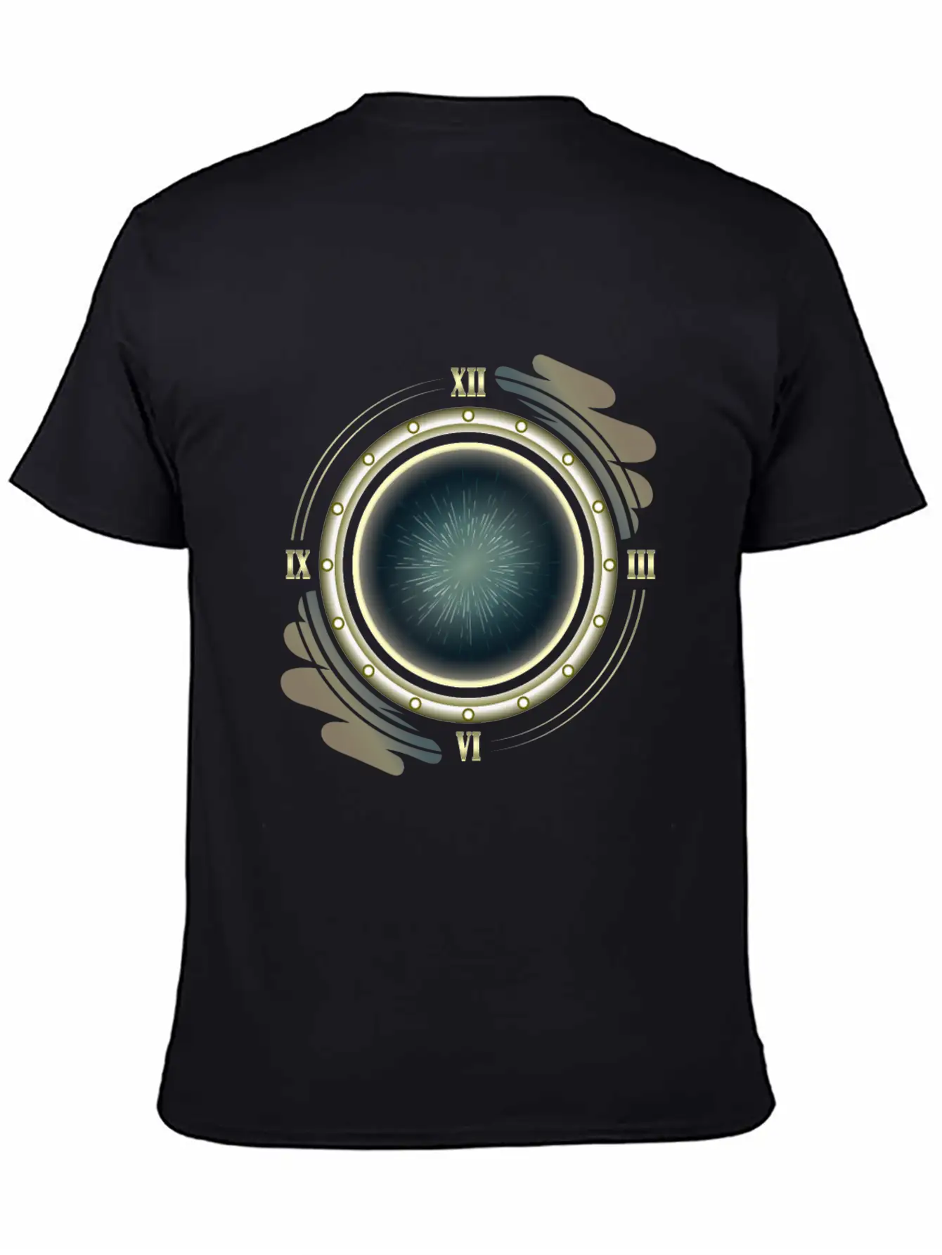 Time Travel Portal Basic Graphic T-Shirt – Daily Comfort In Soft Cotton