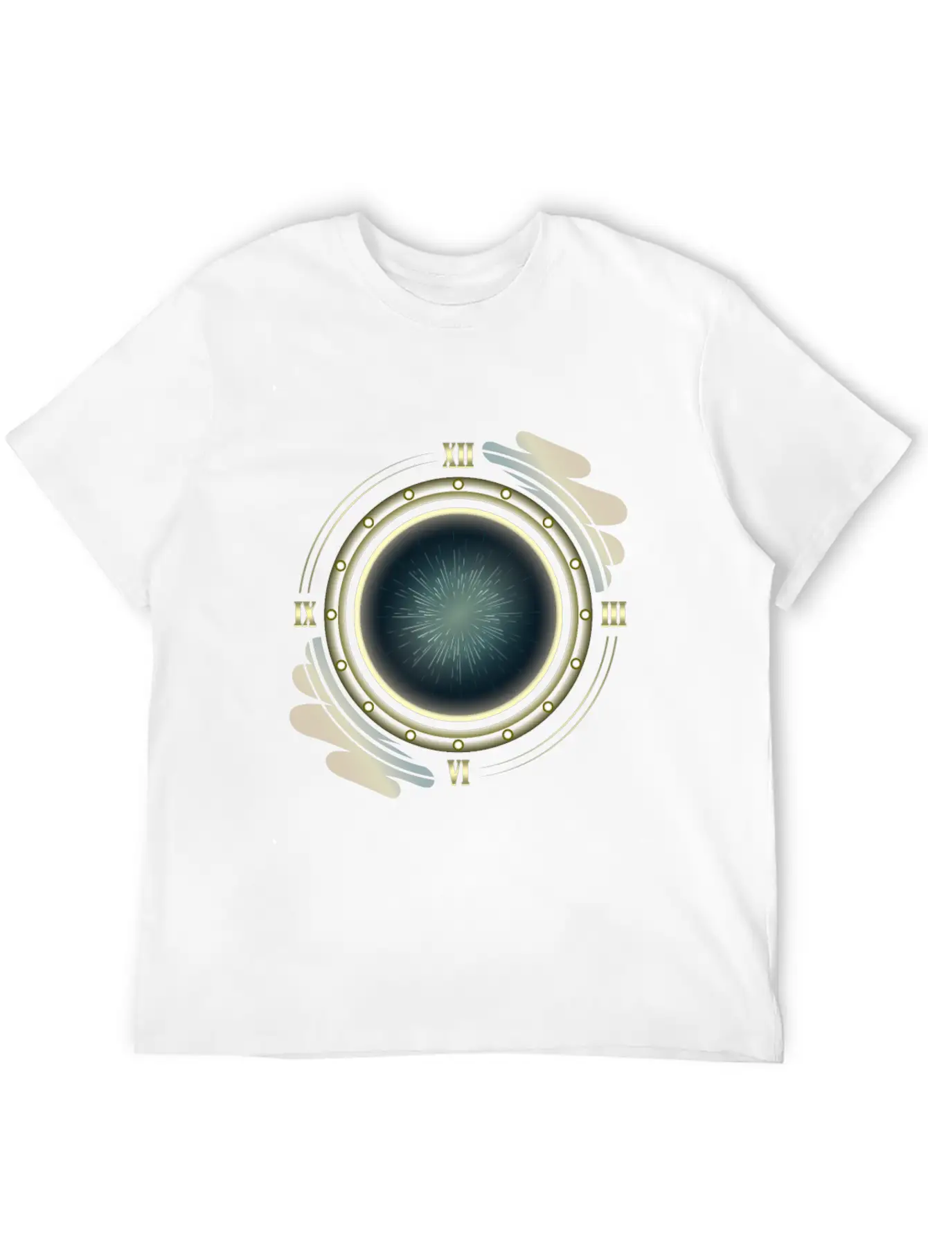 Time Travel Portal Basic Graphic T-Shirt – Daily Comfort In Soft Cotton