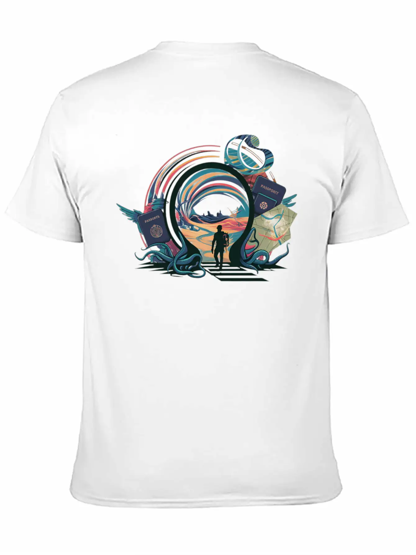 Time Traveler Tours Relaxed Everyday Tee – Lightweight And Durable Cotton
