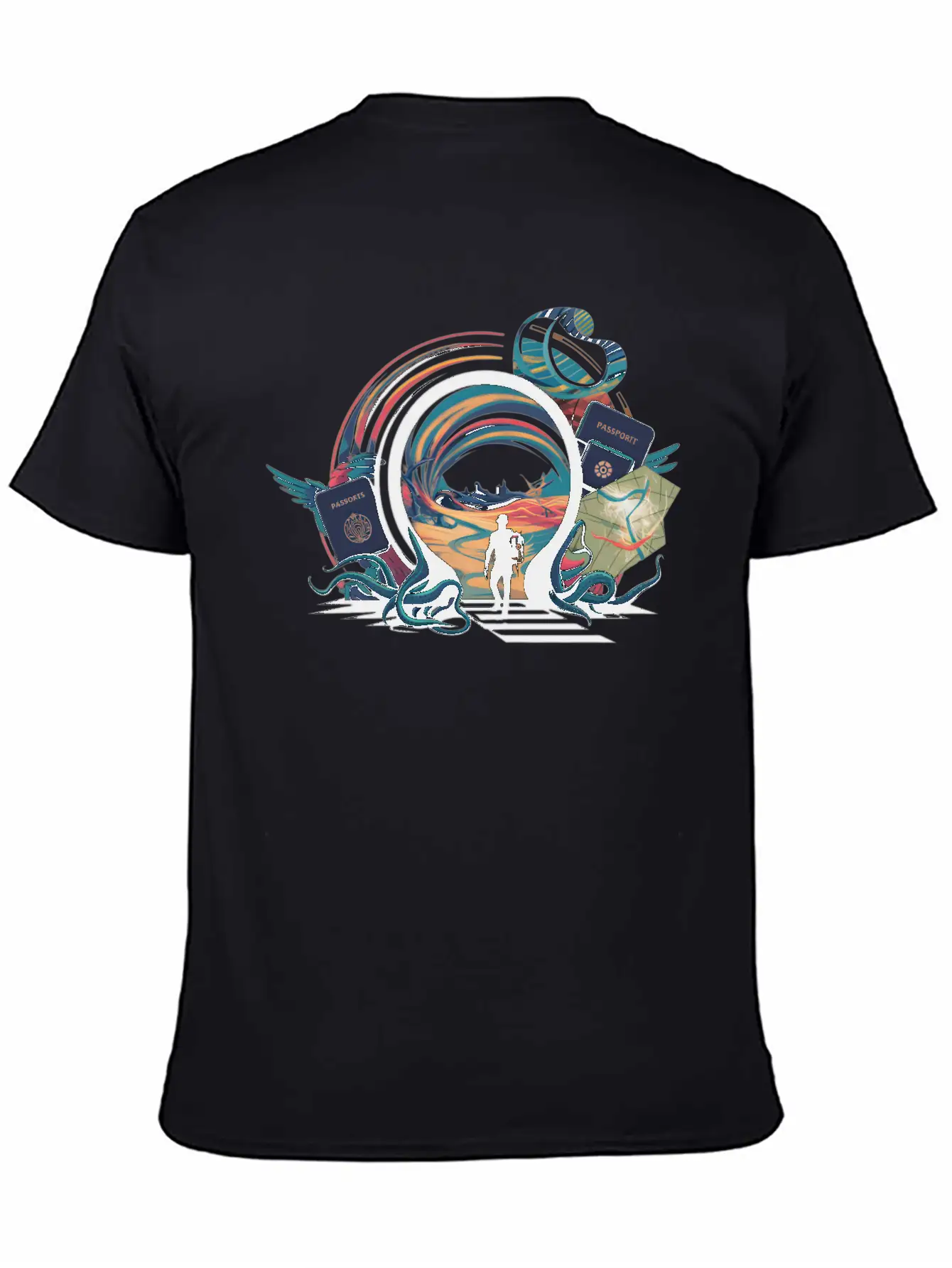 Time Traveler Tours Relaxed Everyday Tee – Lightweight And Durable Cotton