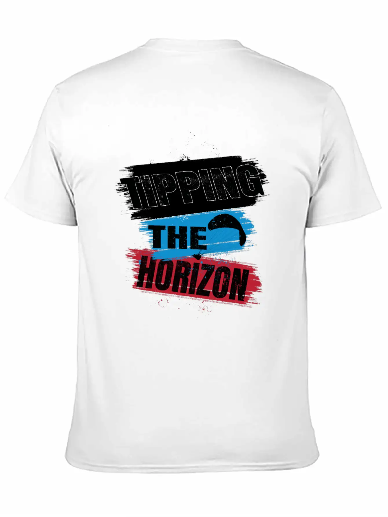 Tipping The Horizon Lightweight Cotton T-Shirt – Daily Comfort Graphic Shirt