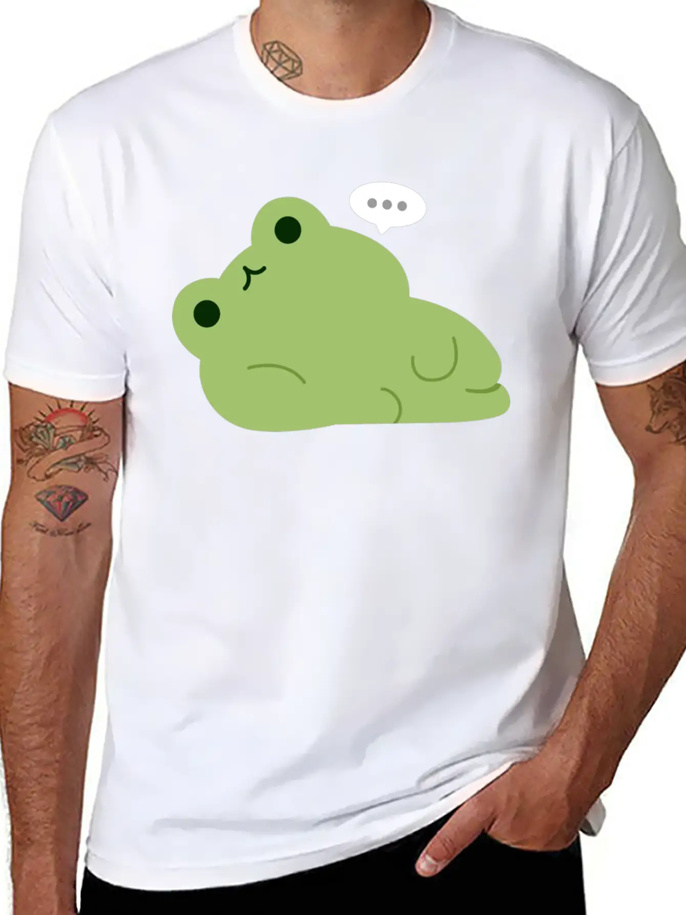 Tired Frog Soft Cotton Short Sleeve Tee – Unisex Wardrobe Staple