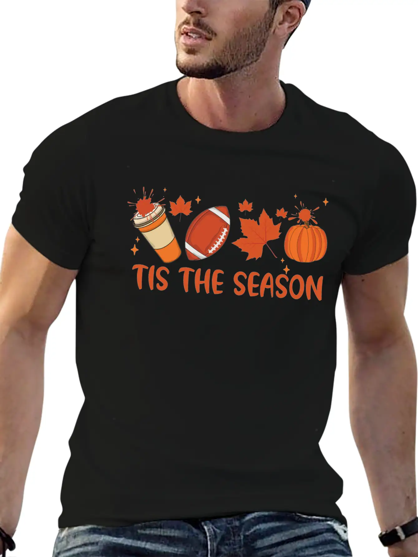 Tis The Season Fall Stylish Everyday T-Shirt – Unisex Basic Cotton Tee