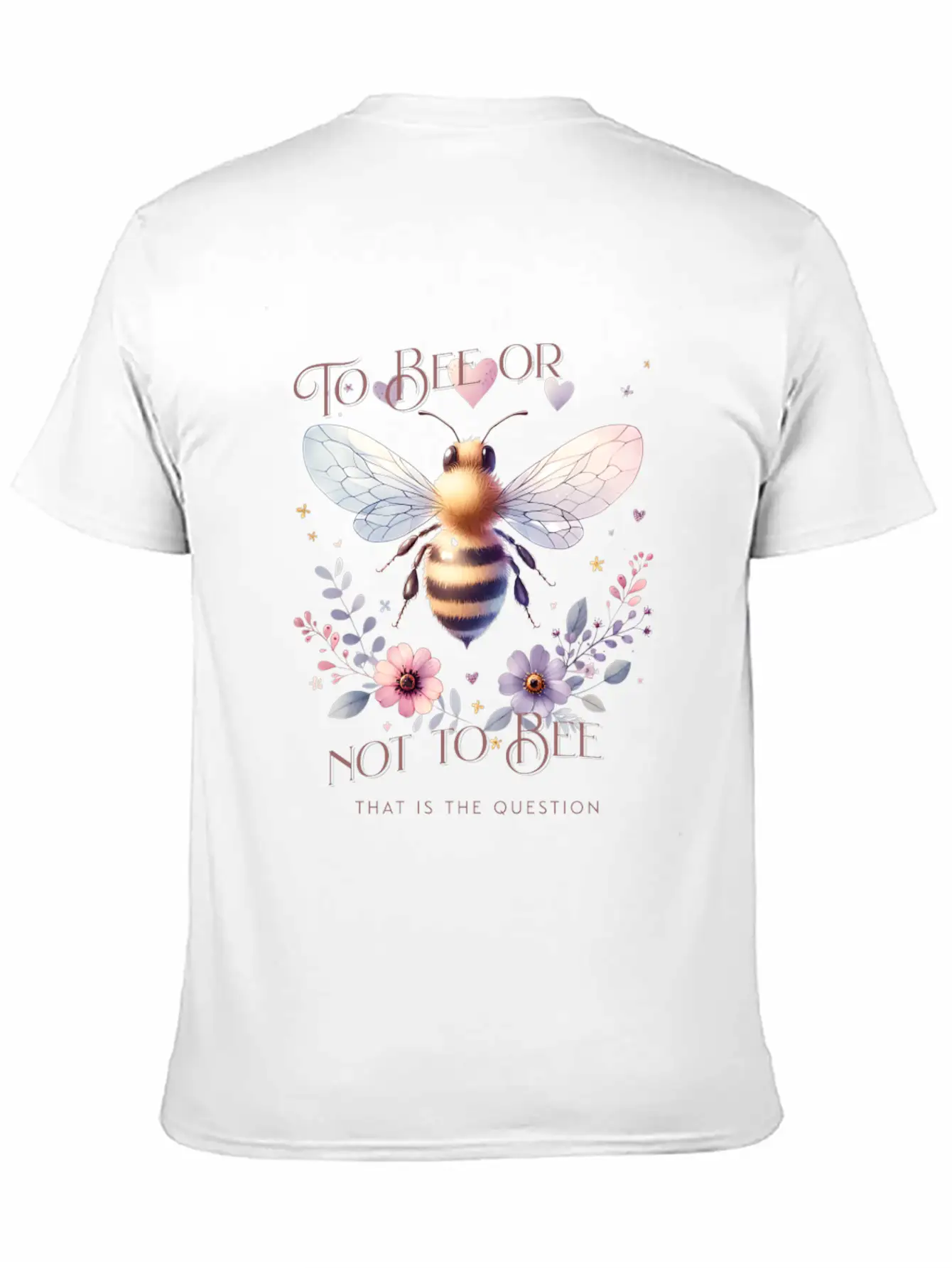 To Bee Or Not To Bee That Is The Question Classic Fit Graphic Tee For Daily Comfort – Unisex Cotton Shirt