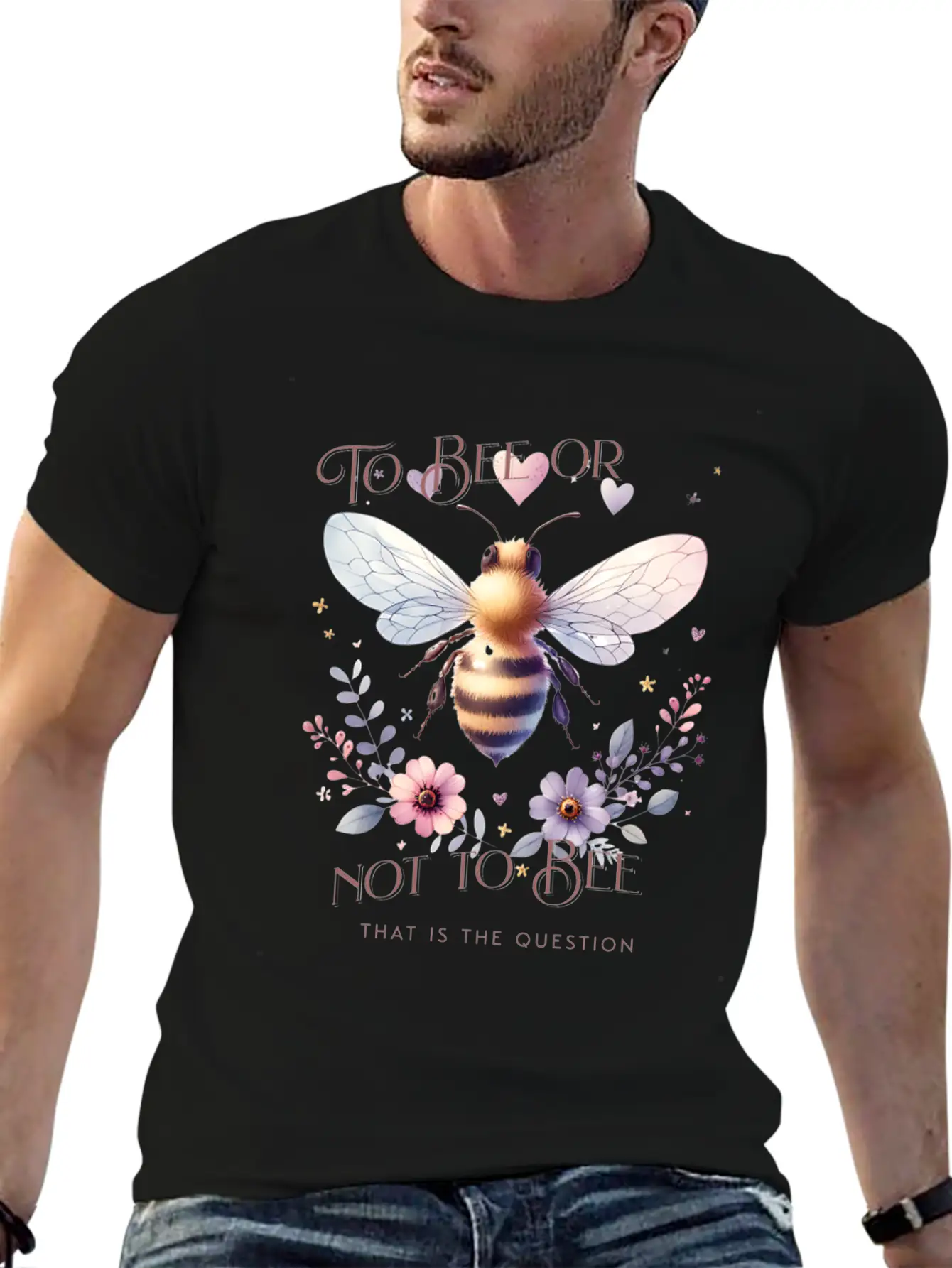 To Bee Or Not To Bee That Is The Question Classic Fit Graphic Tee For Daily Comfort – Unisex Cotton Shirt
