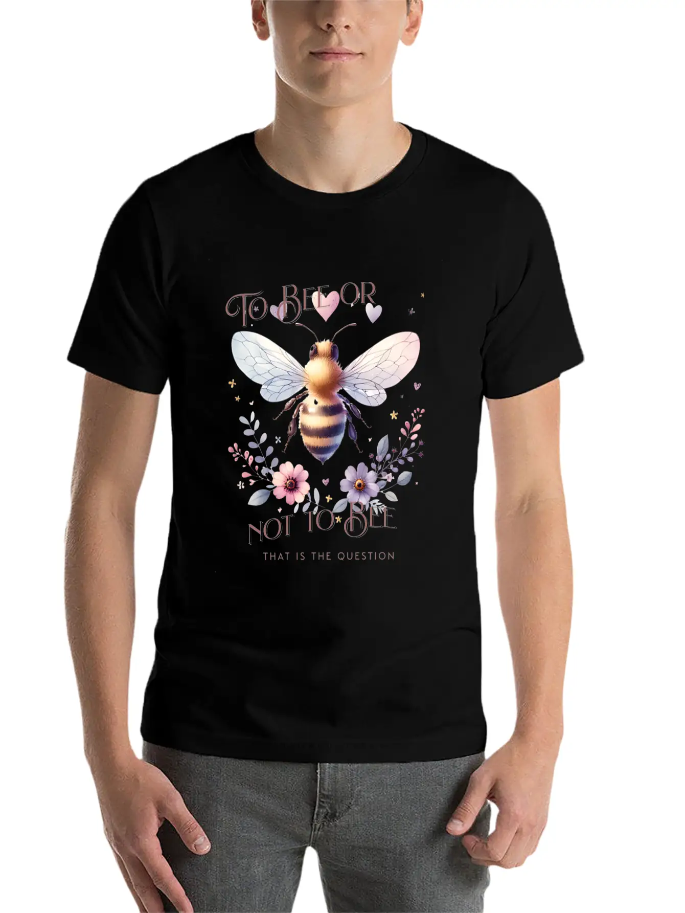 To Bee Or Not To Bee That Is The Question Classic Fit Graphic Tee For Daily Comfort – Unisex Cotton Shirt