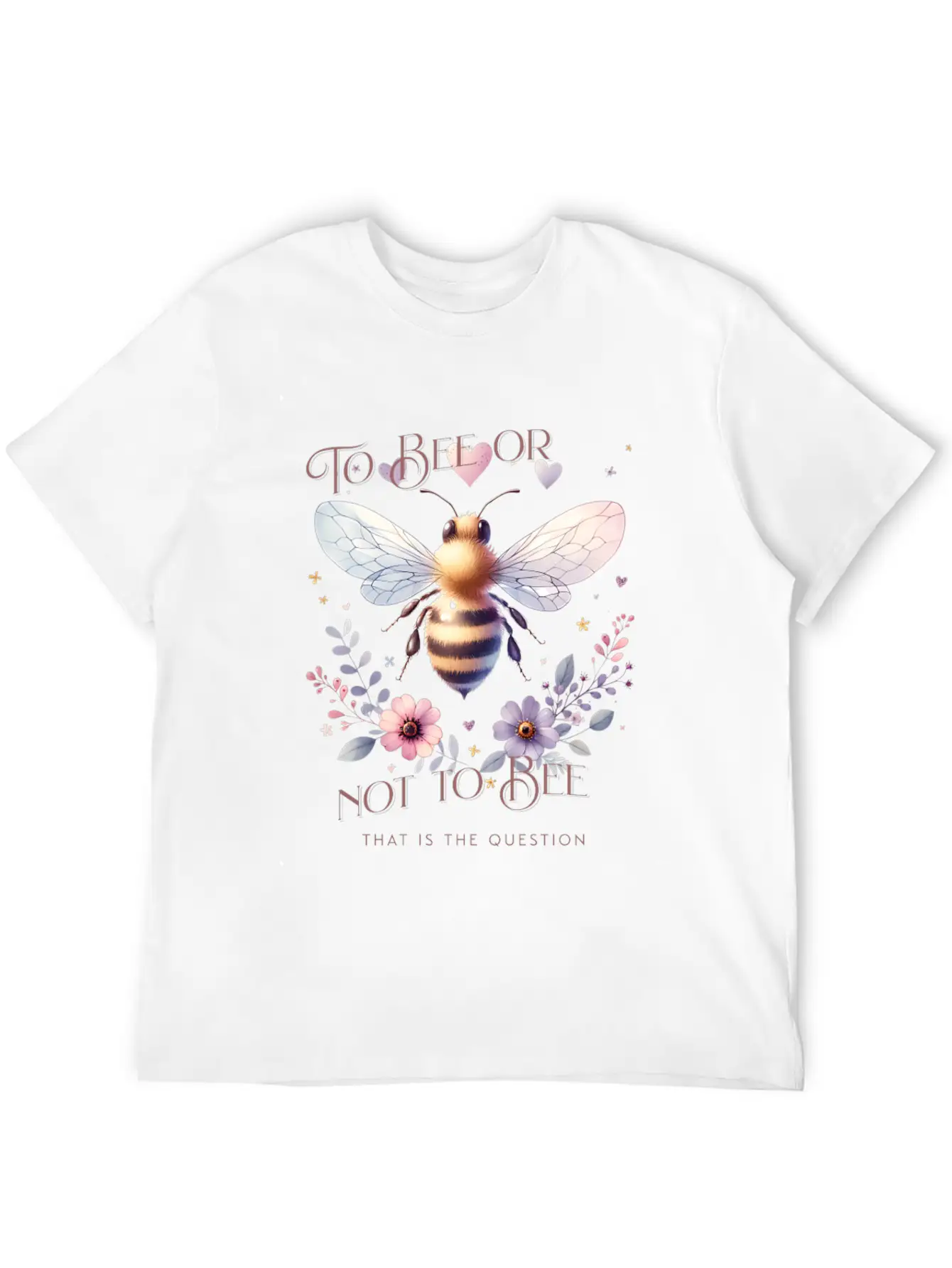 To Bee Or Not To Bee That Is The Question Classic Fit Graphic Tee For Daily Comfort – Unisex Cotton Shirt