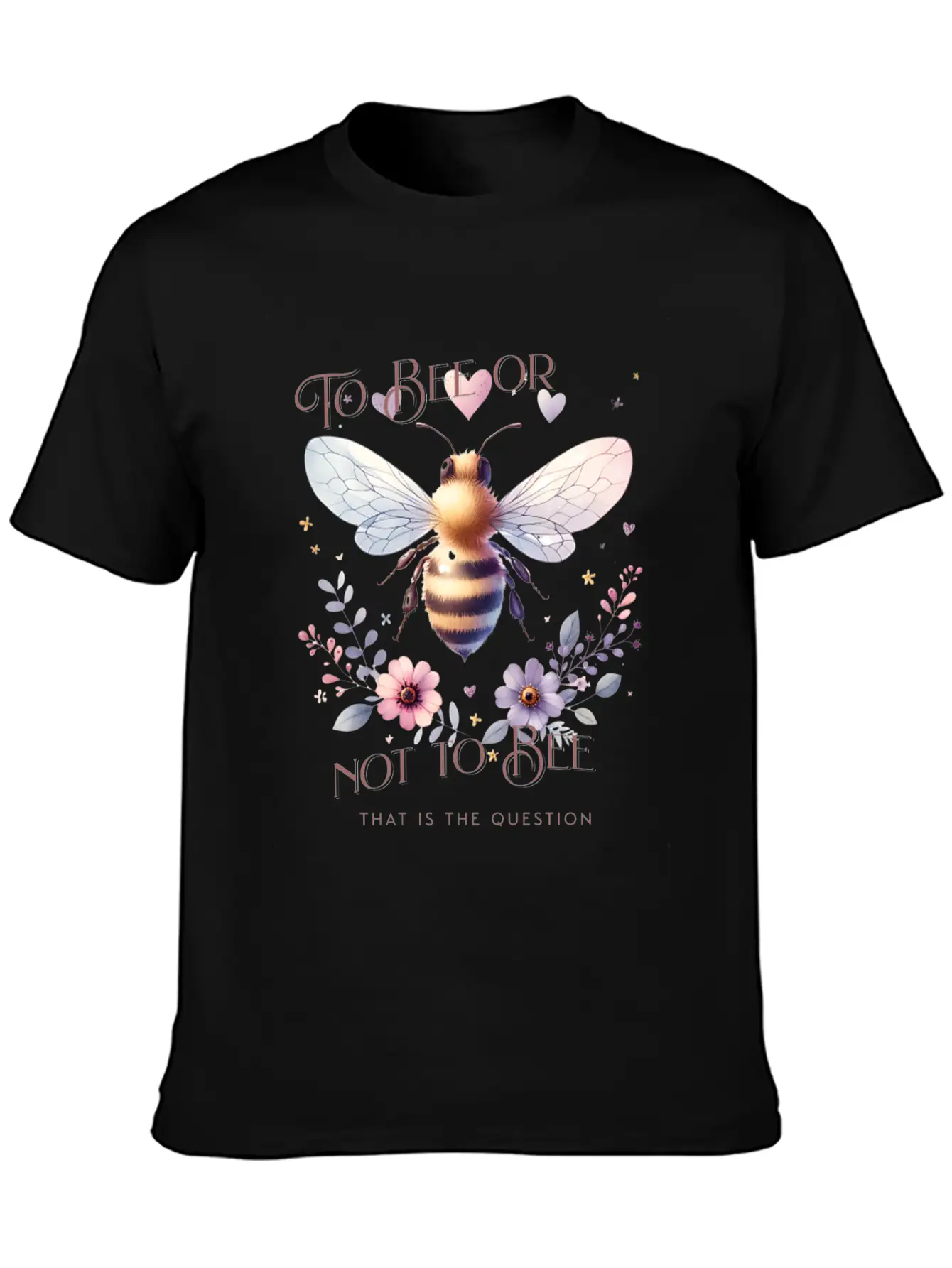 To Bee Or Not To Bee That Is The Question Classic Fit Graphic Tee For Daily Comfort – Unisex Cotton Shirt