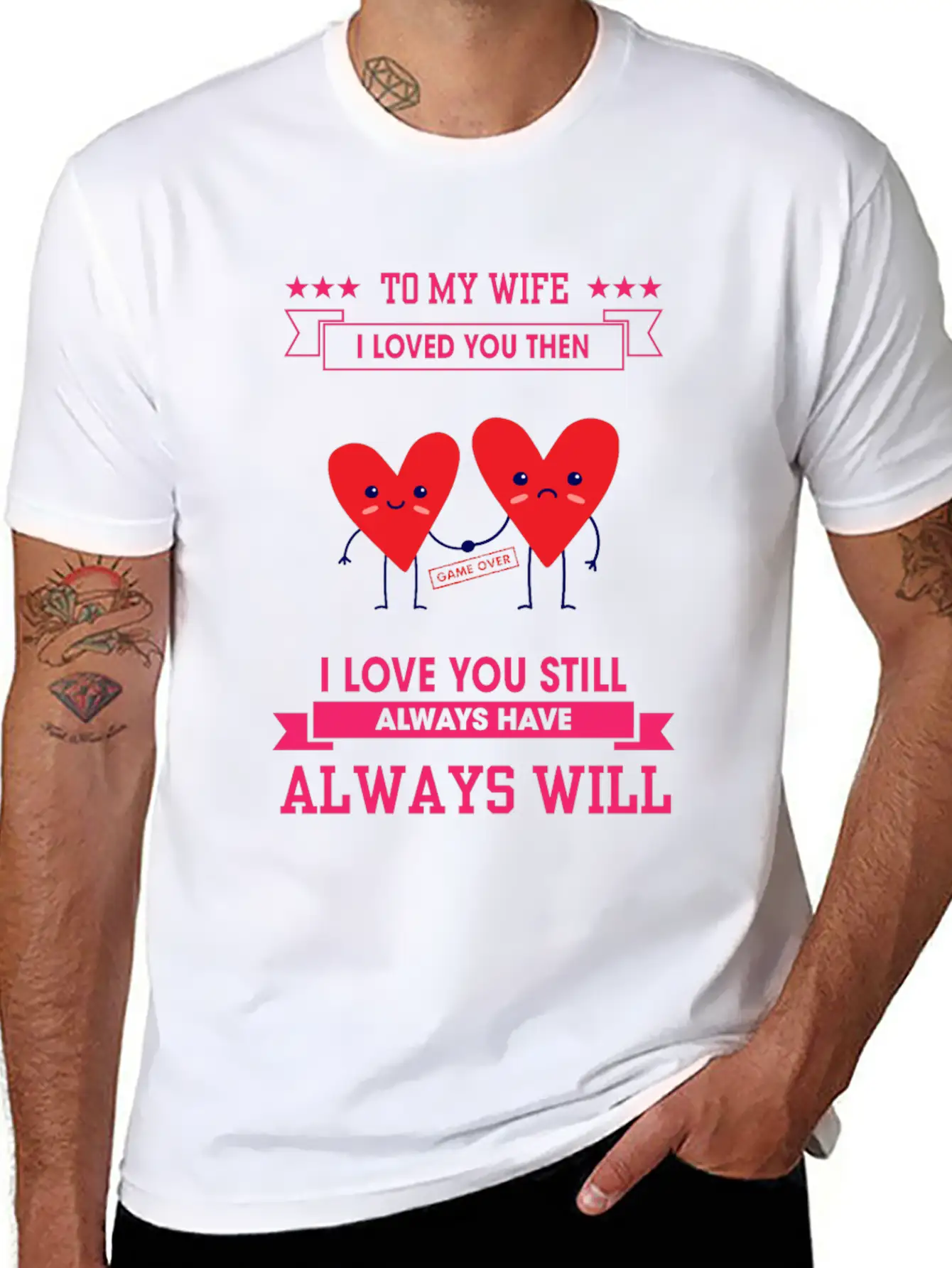 To My Wife I Love You Still Sarcastic Joke Unisex Casual T-Shirt – Clean Design For Daily Comfort