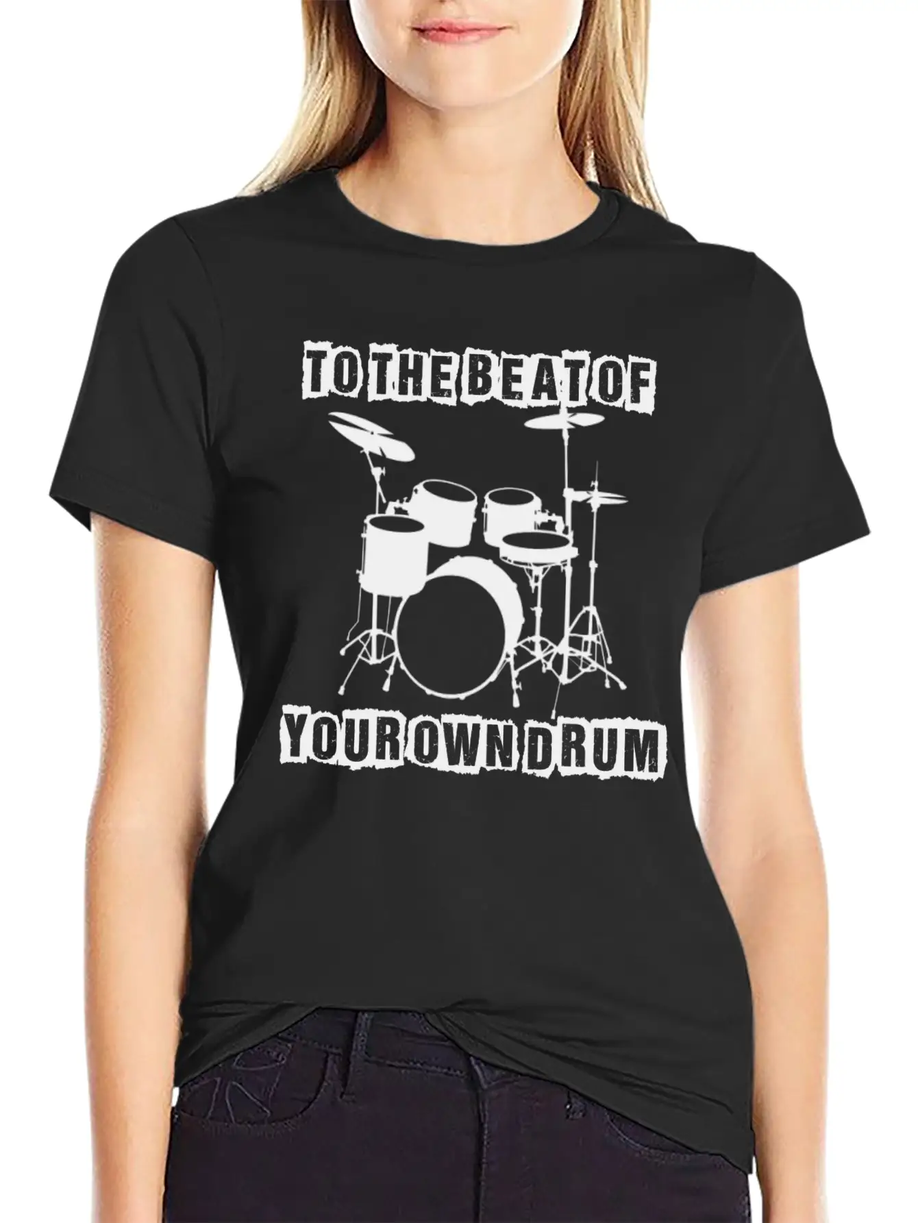 TO THE BEAT OF YOUR OWN DRUM Stylish Everyday T-Shirt – Unisex Basic Cotton Tee