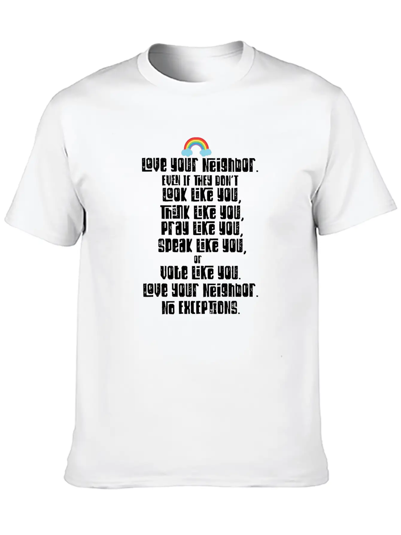Tolerance Civil Rights Kindness Humanity Cool Gift Basic Graphic T-Shirt – Daily Comfort In Soft Cotton