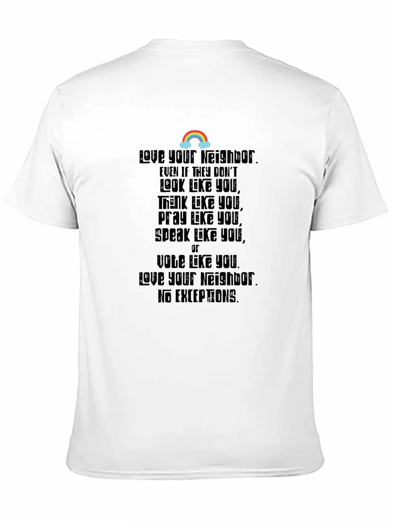 Tolerance Civil Rights Kindness Humanity Cool Gift Basic Graphic T-Shirt – Daily Comfort In Soft Cotton
