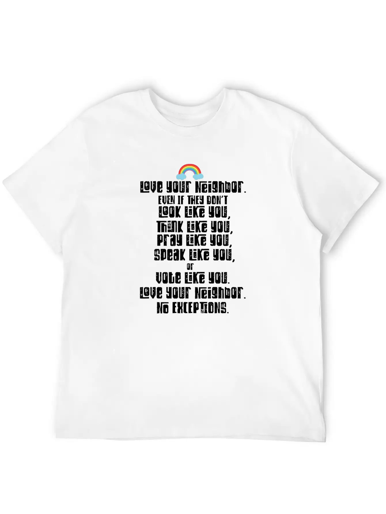Tolerance Civil Rights Kindness Humanity Cool Gift Basic Graphic T-Shirt – Daily Comfort In Soft Cotton