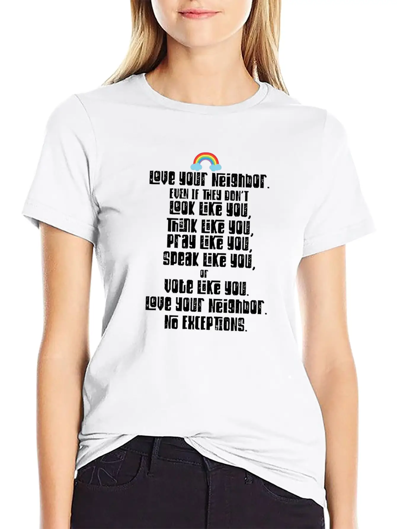 Tolerance Civil Rights Kindness Humanity Cool Gift Basic Graphic T-Shirt – Daily Comfort In Soft Cotton