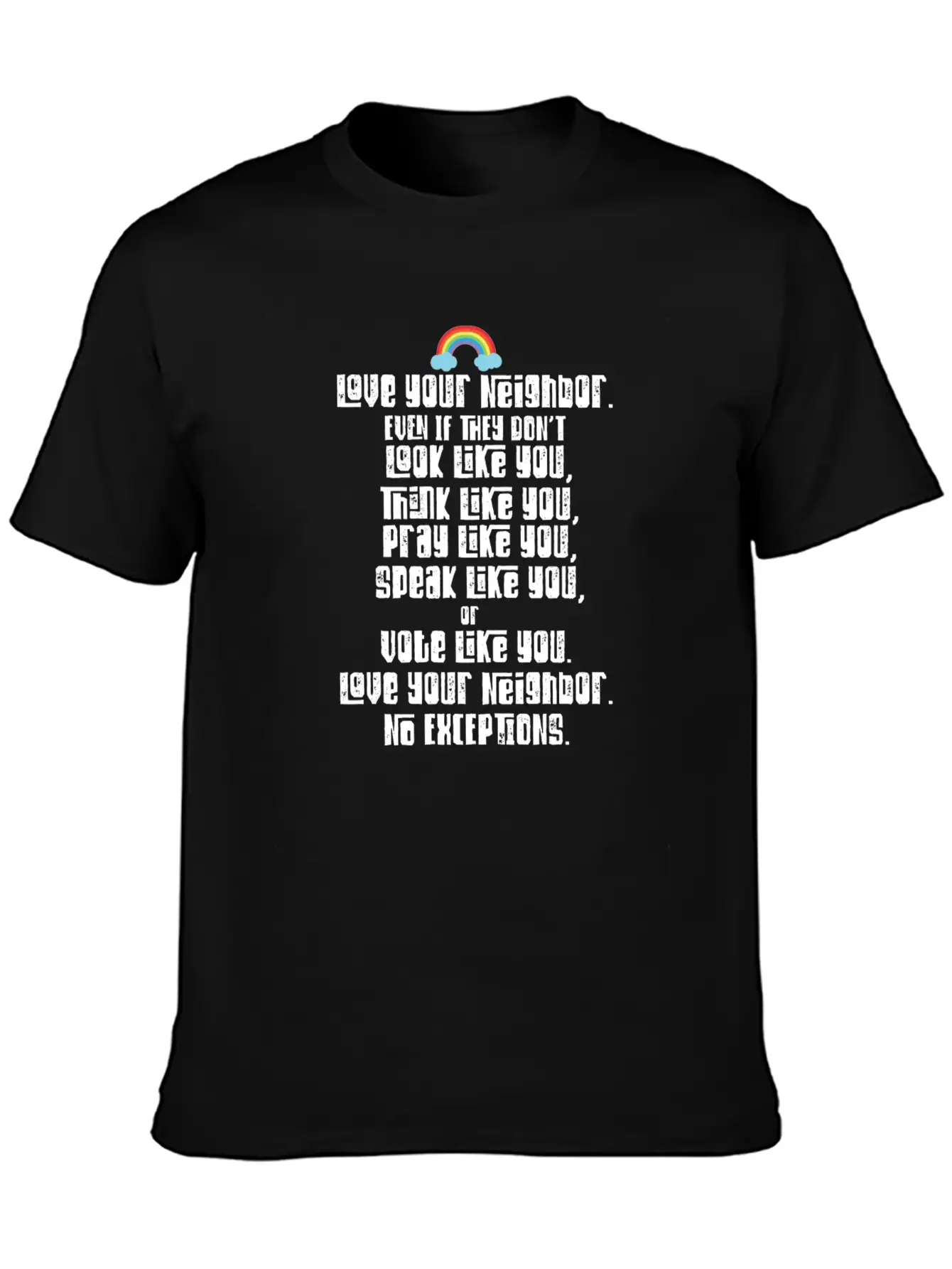 Tolerance Civil Rights Kindness Humanity Cool Gift Basic Graphic T-Shirt – Daily Comfort In Soft Cotton