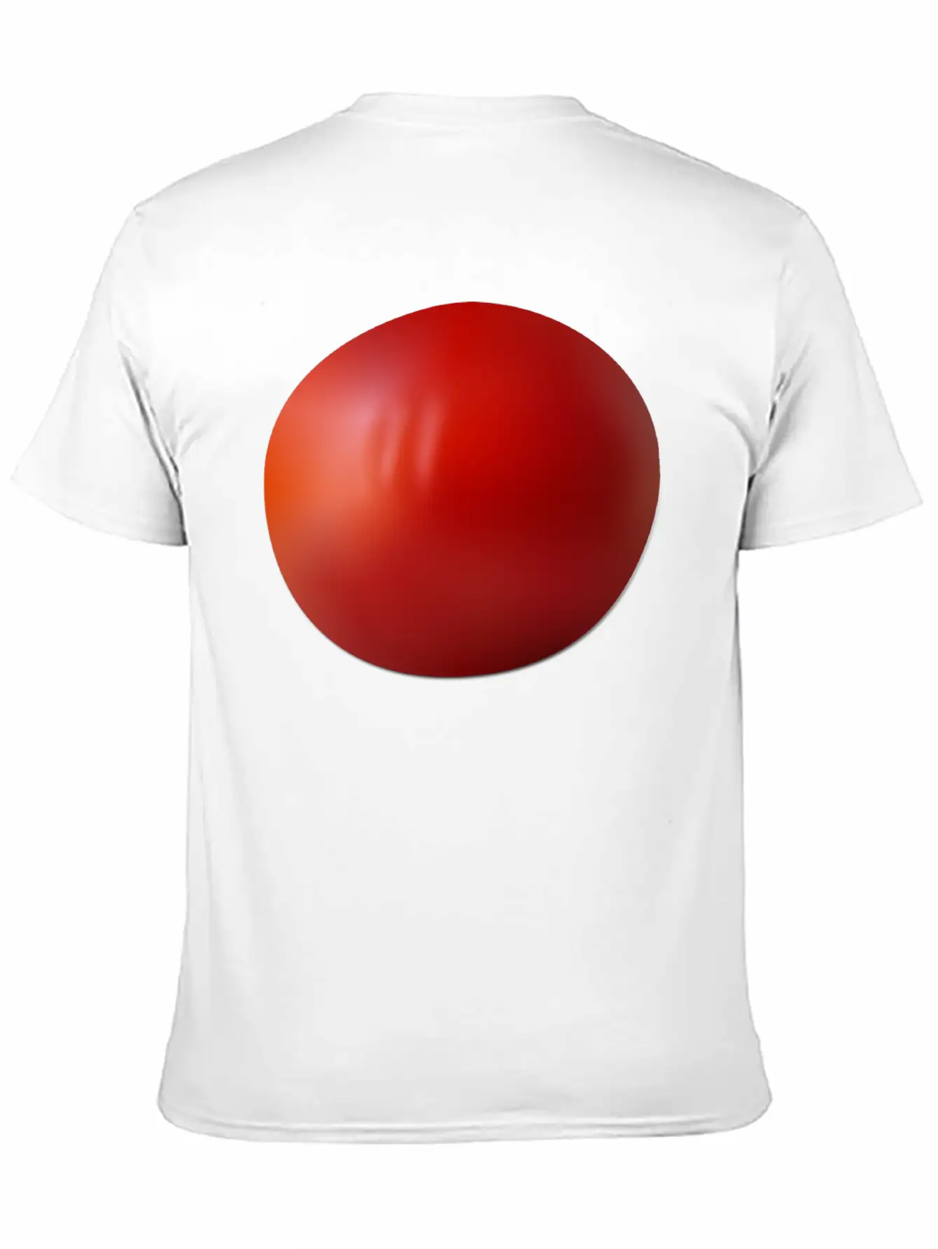 Tomato Mesh Gradient Relaxed Everyday Tee – Lightweight And Durable Cotton