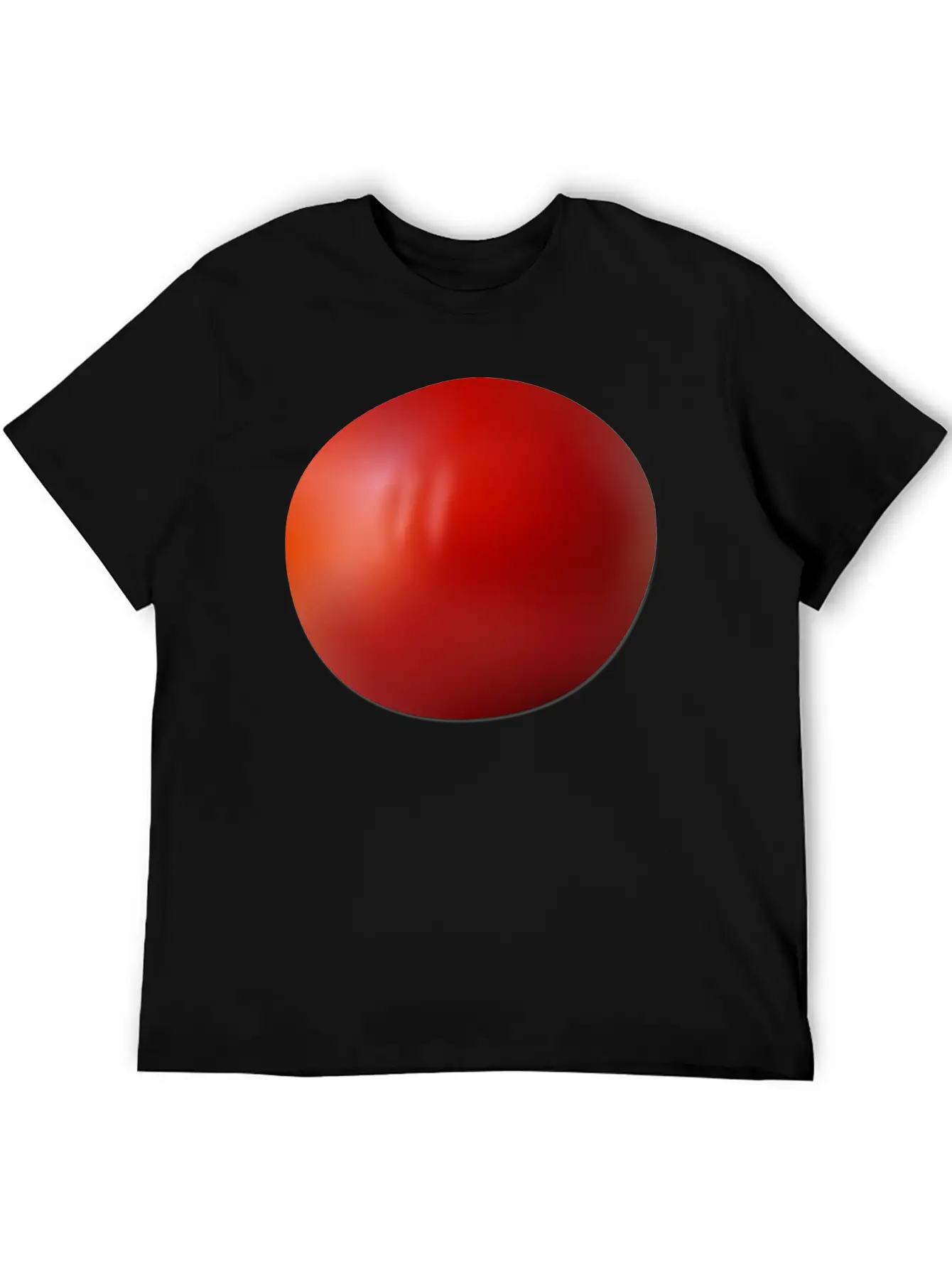 Tomato Mesh Gradient Relaxed Everyday Tee – Lightweight And Durable Cotton