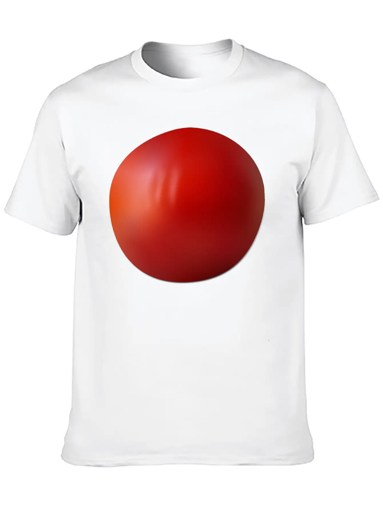 Tomato Mesh Gradient Relaxed Everyday Tee – Lightweight And Durable Cotton