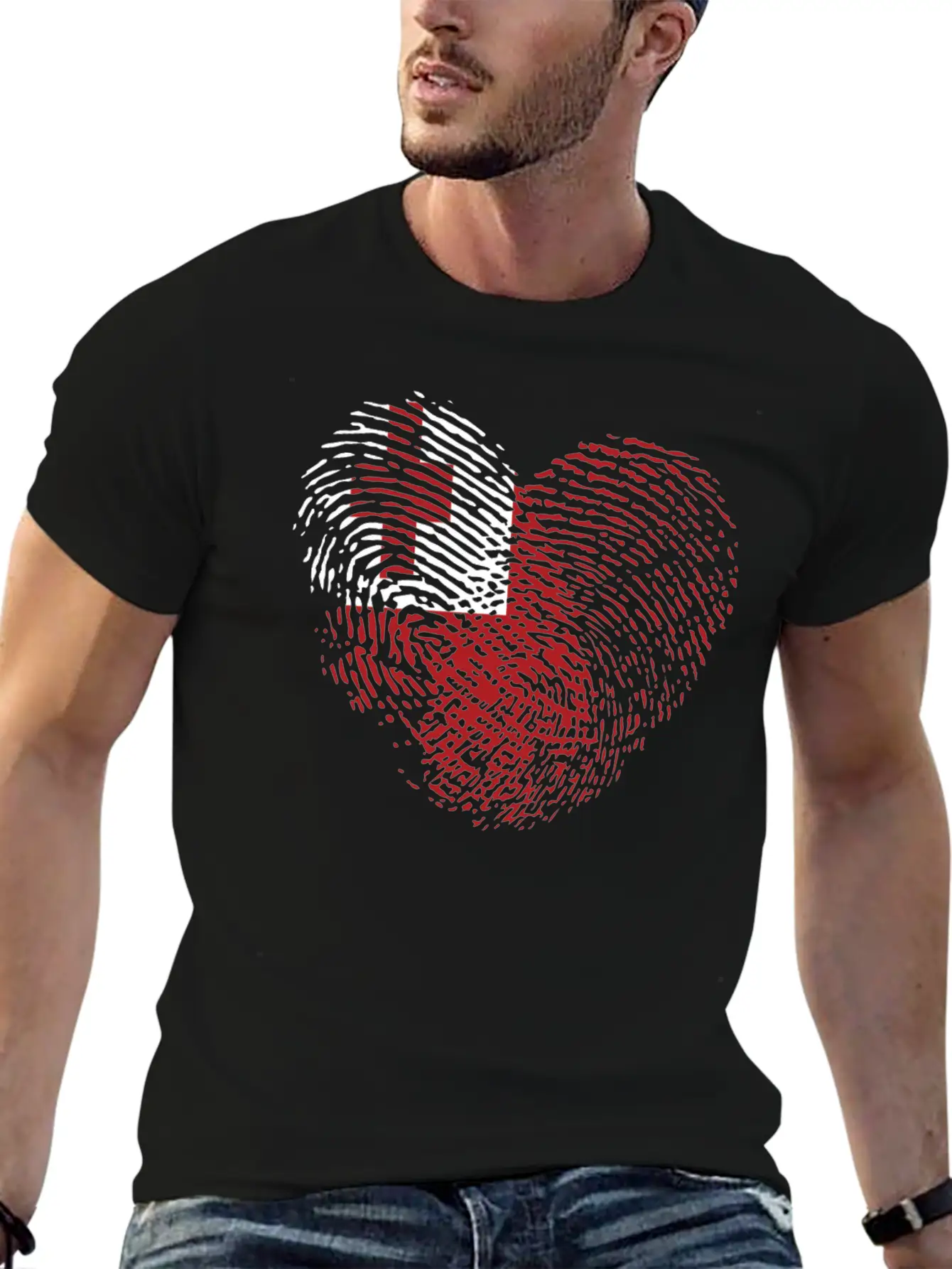 Tonga In My DNA: Tonga Heart Classic Fit Graphic Tee For Daily Comfort – Unisex Cotton Shirt