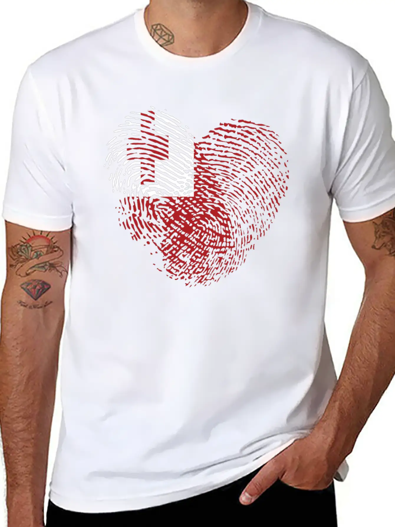 Tonga In My DNA: Tonga Heart Classic Fit Graphic Tee For Daily Comfort – Unisex Cotton Shirt