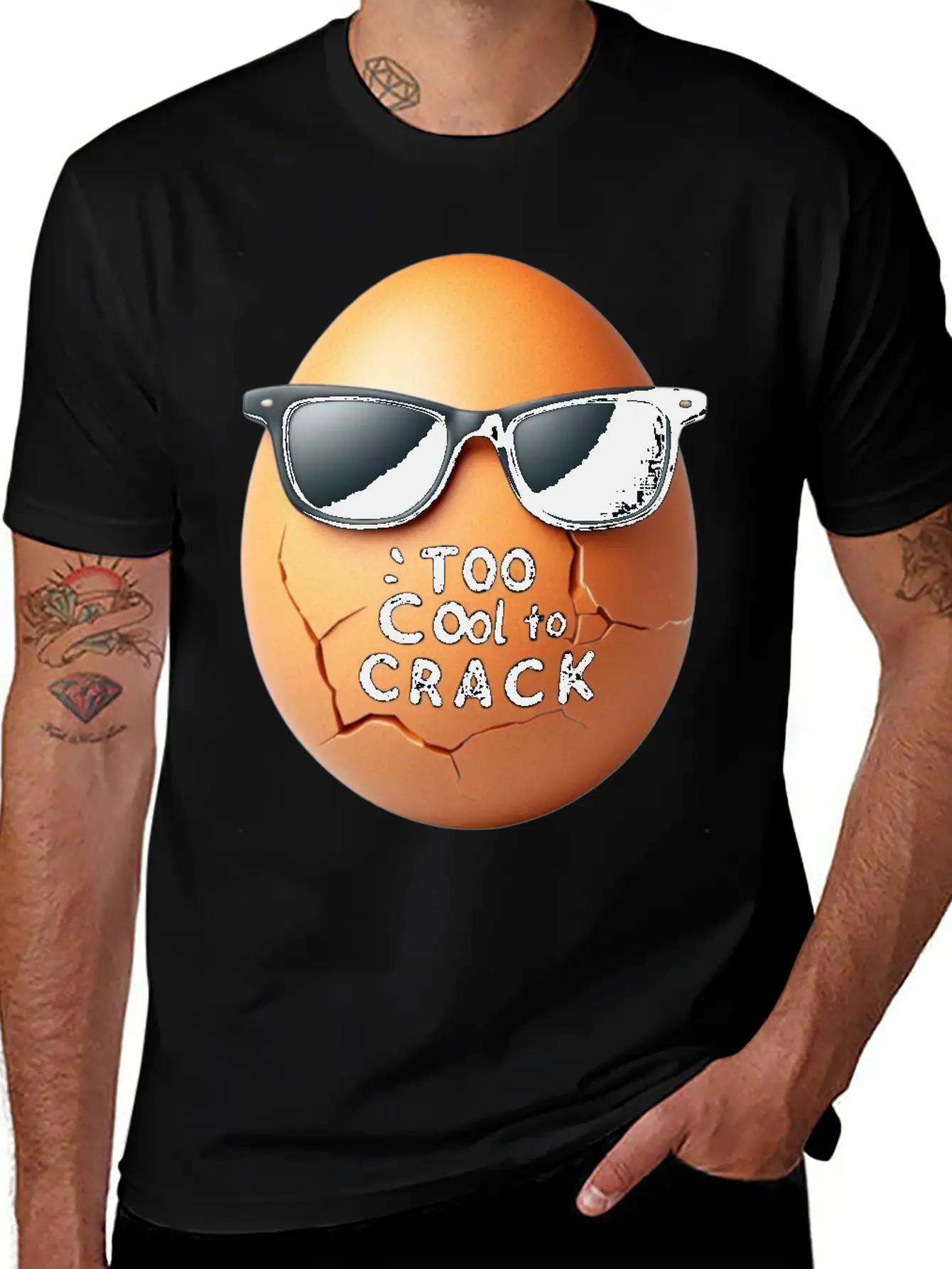 TOO COOL TO CRACK Comfortable Minimalist Graphic Tee – Summer Style Essential