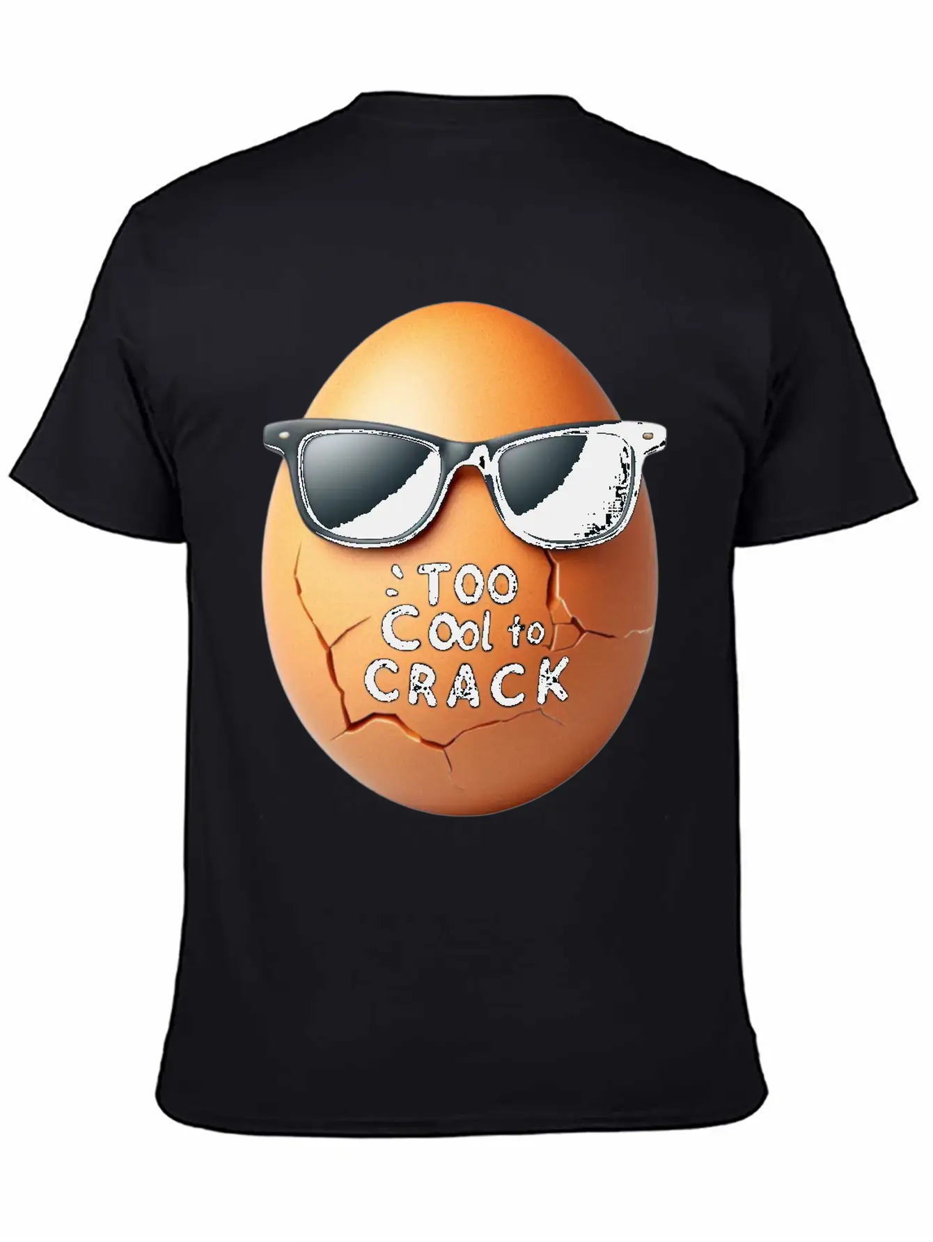 TOO COOL TO CRACK Comfortable Minimalist Graphic Tee – Summer Style Essential
