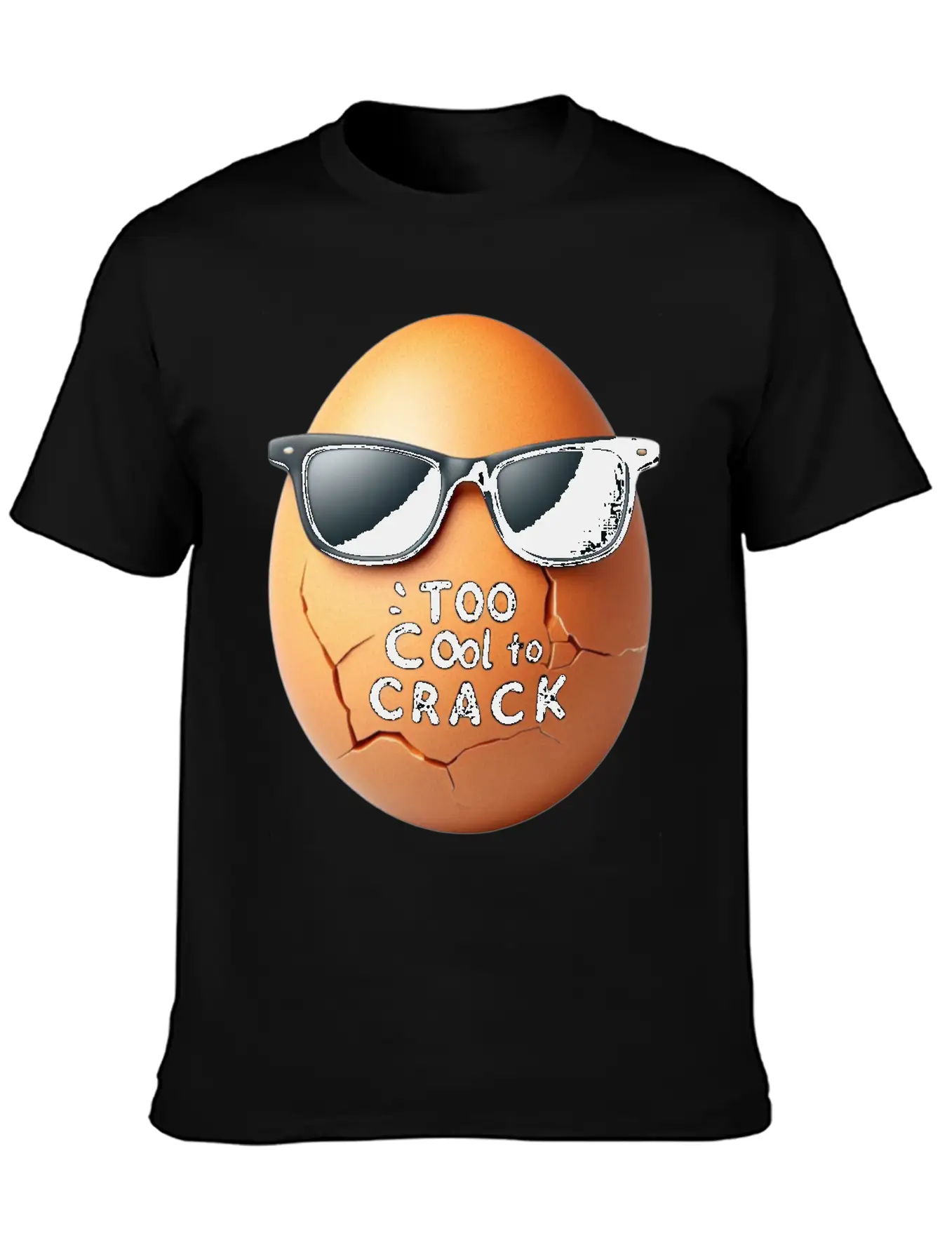 TOO COOL TO CRACK Comfortable Minimalist Graphic Tee – Summer Style Essential