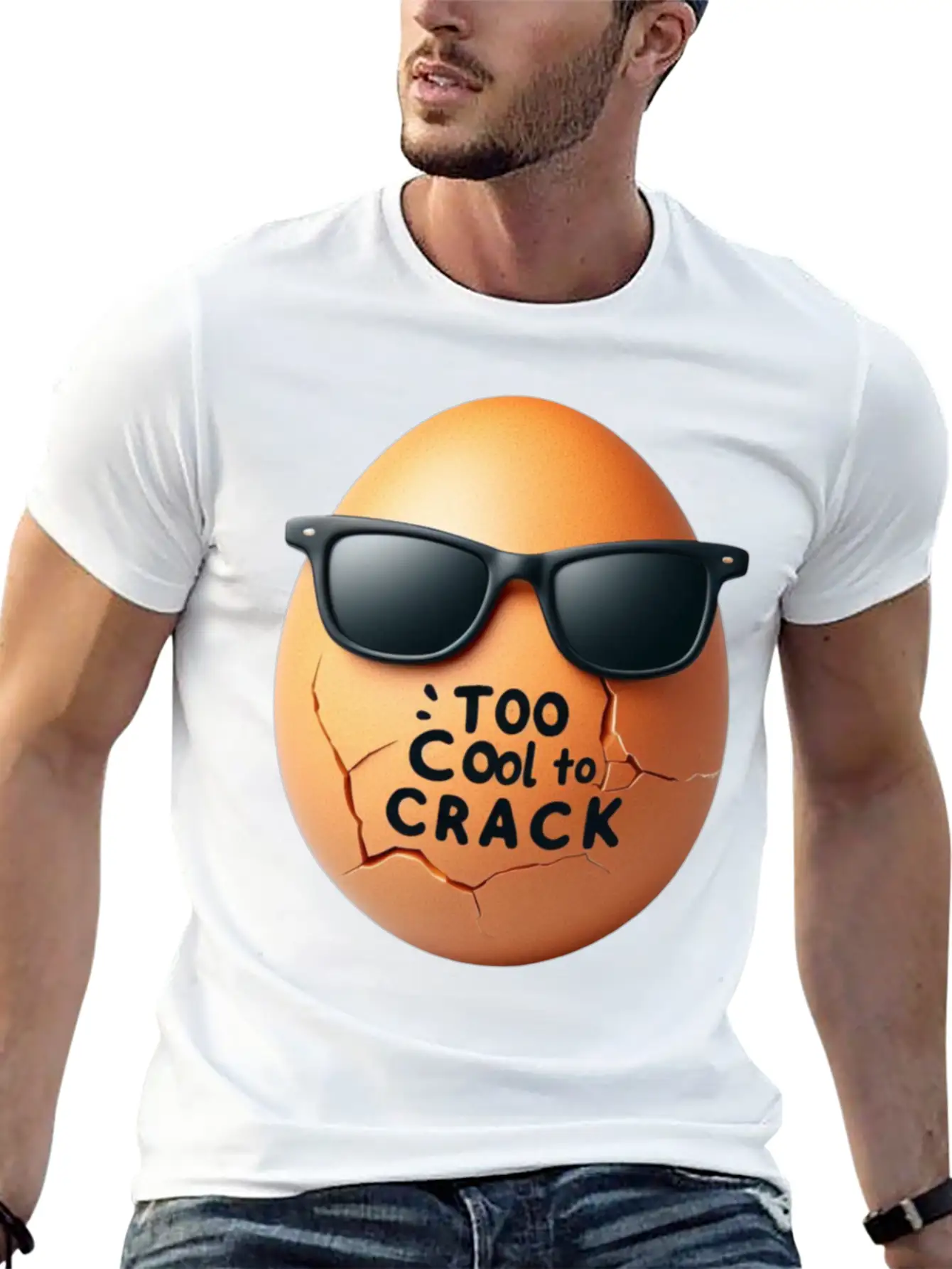 TOO COOL TO CRACK Comfortable Minimalist Graphic Tee – Summer Style Essential