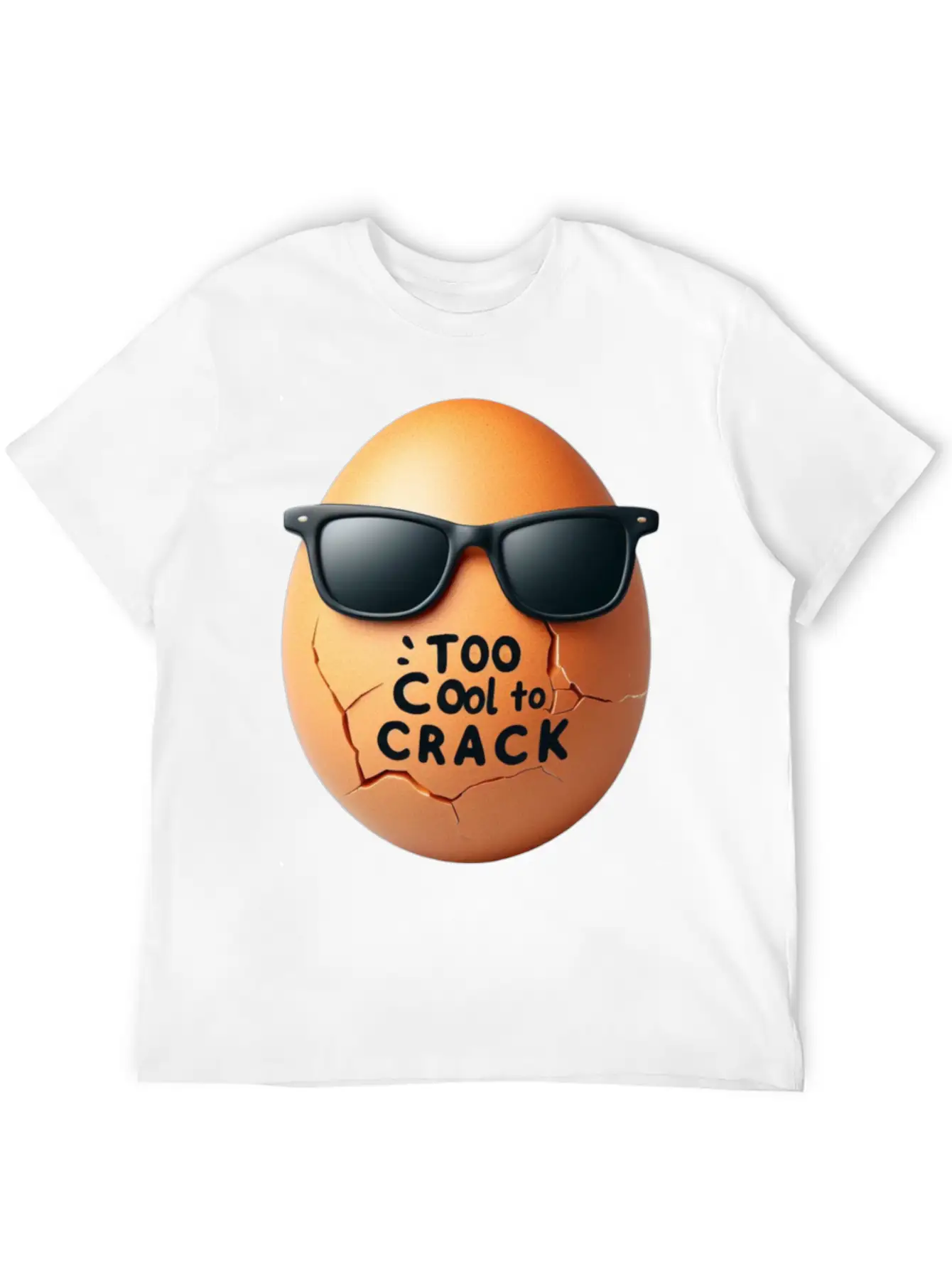 TOO COOL TO CRACK Comfortable Minimalist Graphic Tee – Summer Style Essential