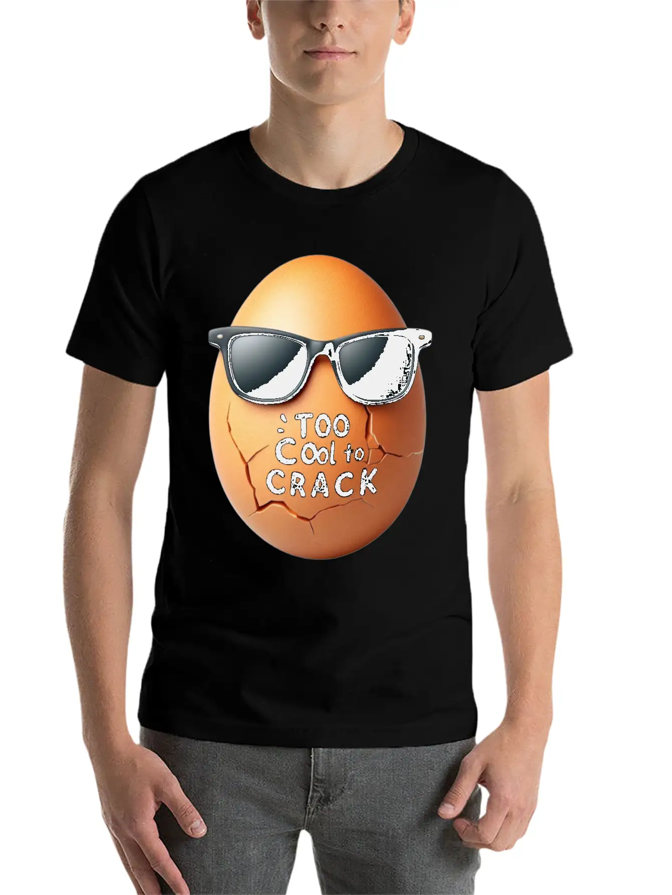 TOO COOL TO CRACK Comfortable Minimalist Graphic Tee – Summer Style Essential